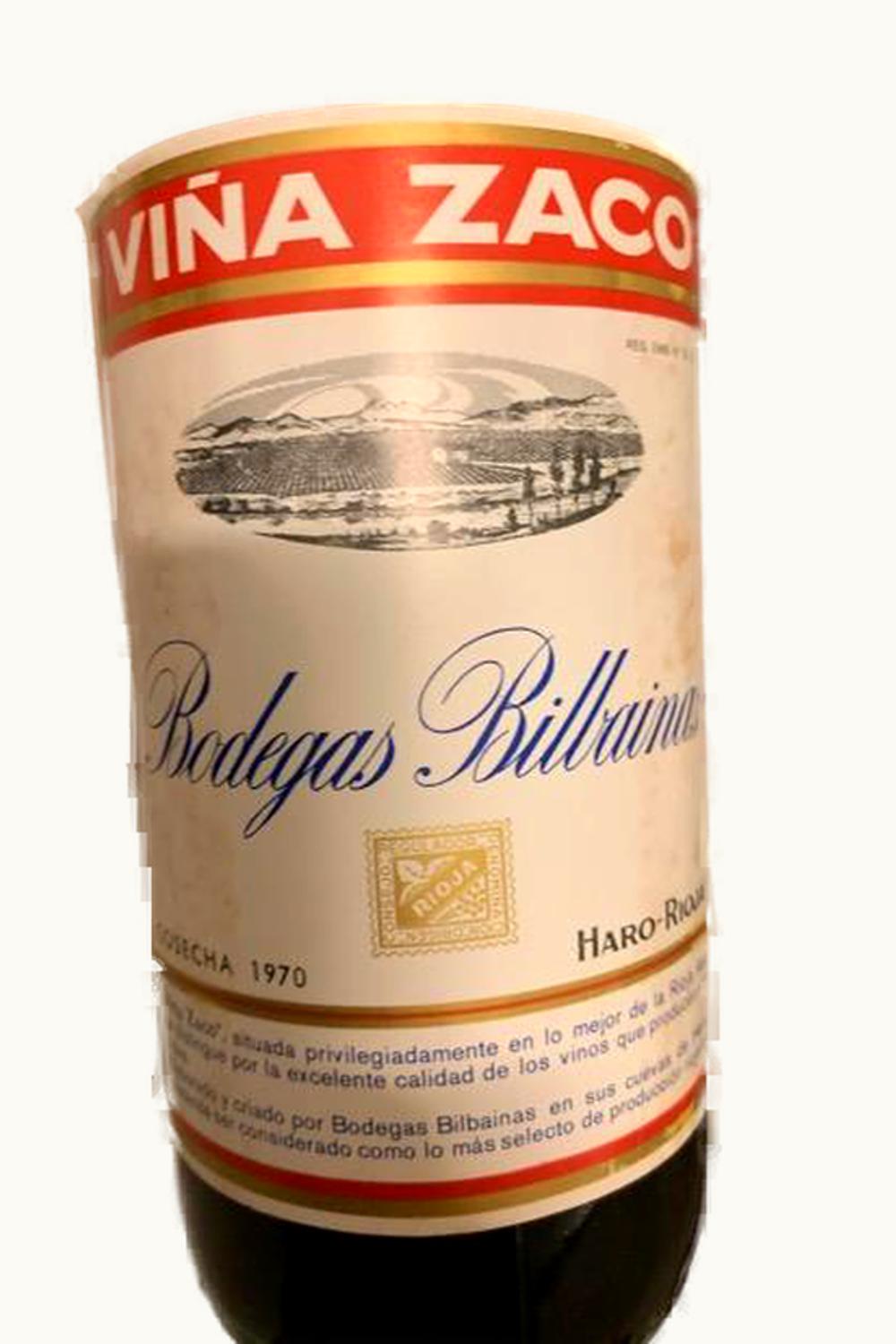 Bilbaínas Bilbaínas Viña Zaco Tempranillo D.O.Ca. Rioja Alta, 1973