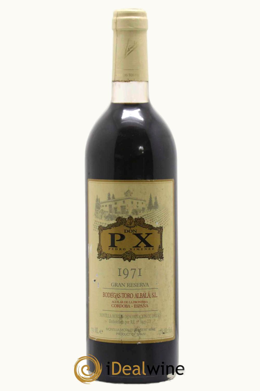 Toro Albala Don Pedro Ximénez Gran Reserva Montilla-Moriles, Andalucia, 1971