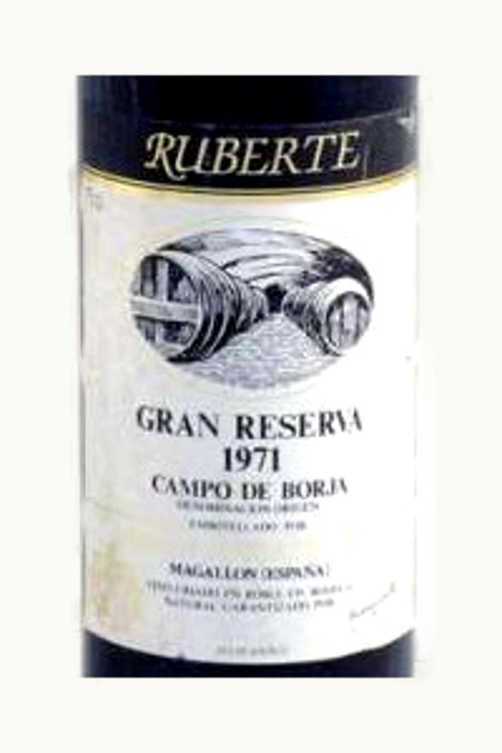 Ruberte Ruberte Grand Reserva Campo de Borja, Aragon, 1971