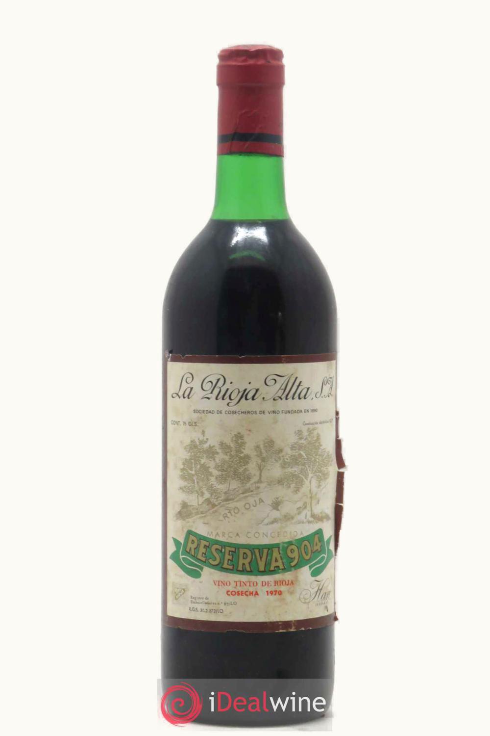 La Rioja Alta Gran Reserva 904 D.O.Ca. Rioja Alta, 1970