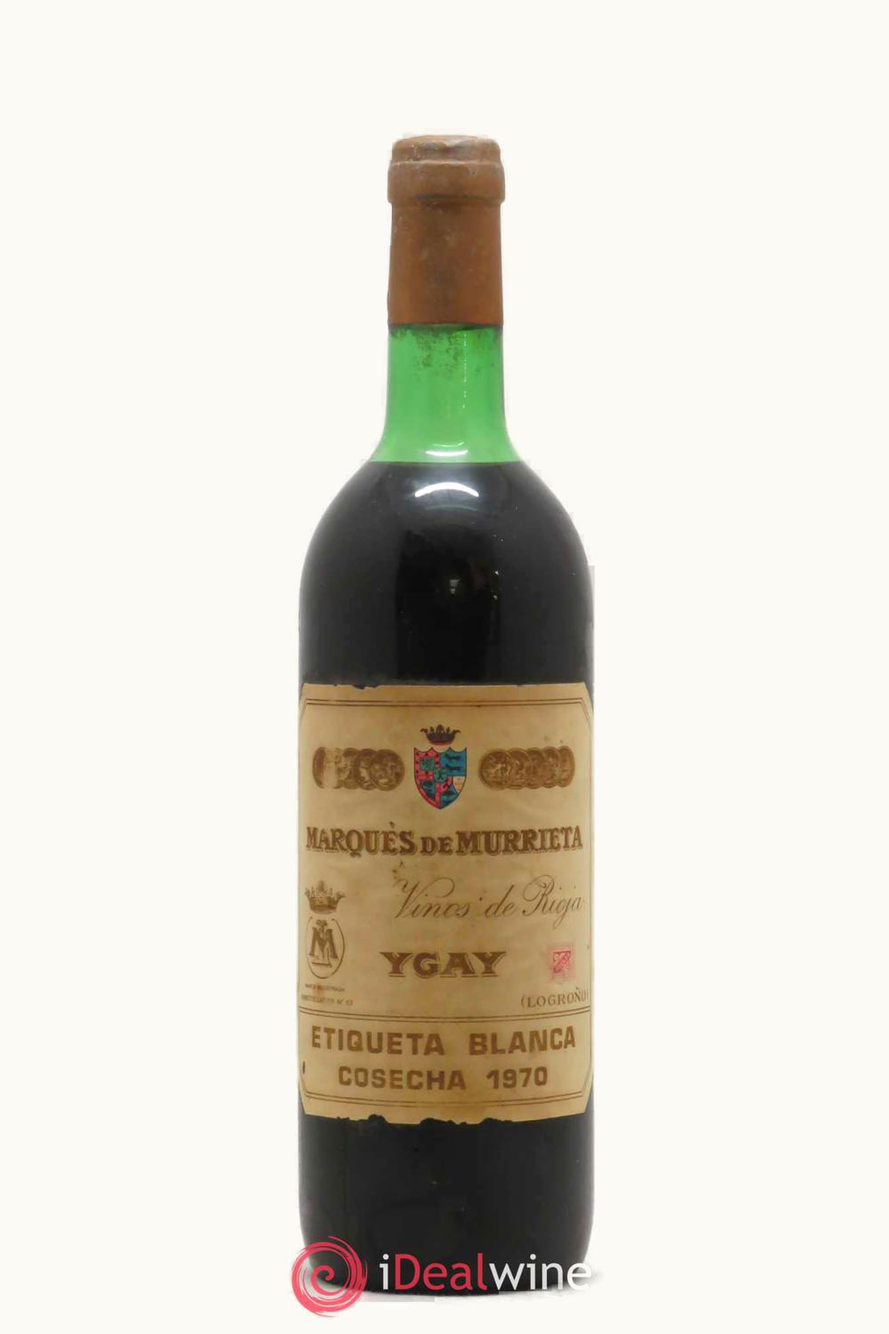 Marqués de Murrieta Marqués de Murrieta Ygay Etiqueta Blanca D.O.Ca. Rioja, 1970