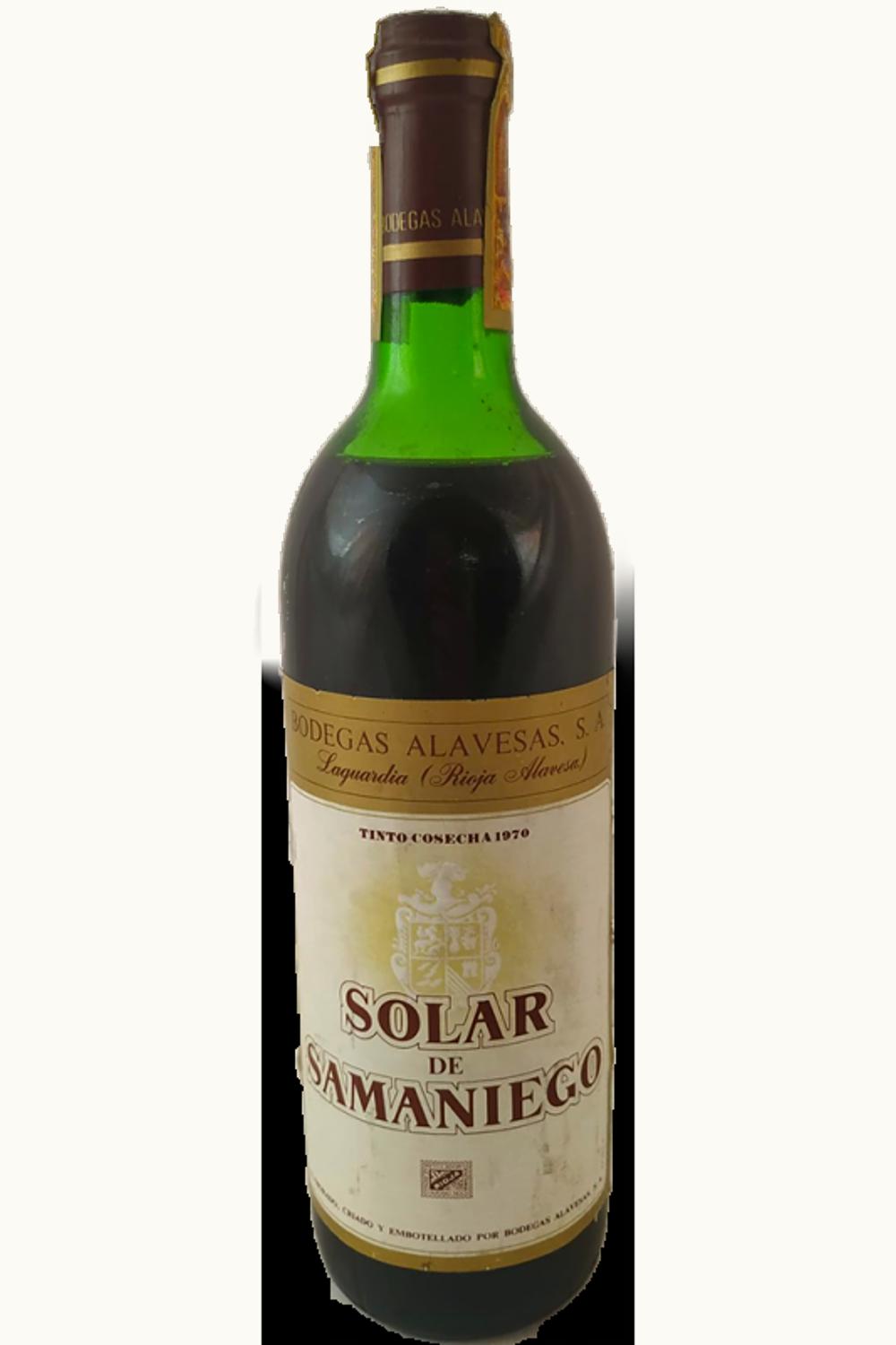 Solar de Samaniego Gran Reserva D.O.Ca. Rioja Alavesa, 1970 UZ0703953