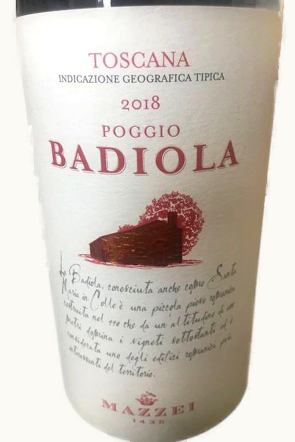 Mazzei Castello di Fonterutoli Mazzei Castello di Fonterutoli Poggio alla Badiola, 2018