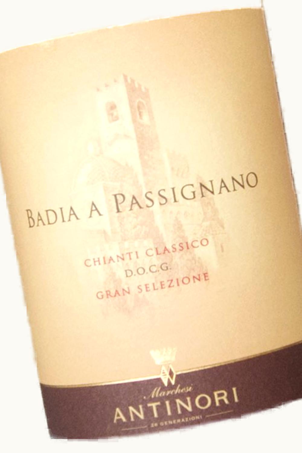 Marchesi Antinori Marchesi Antinori Badia a Passignano Grand Select, 2017