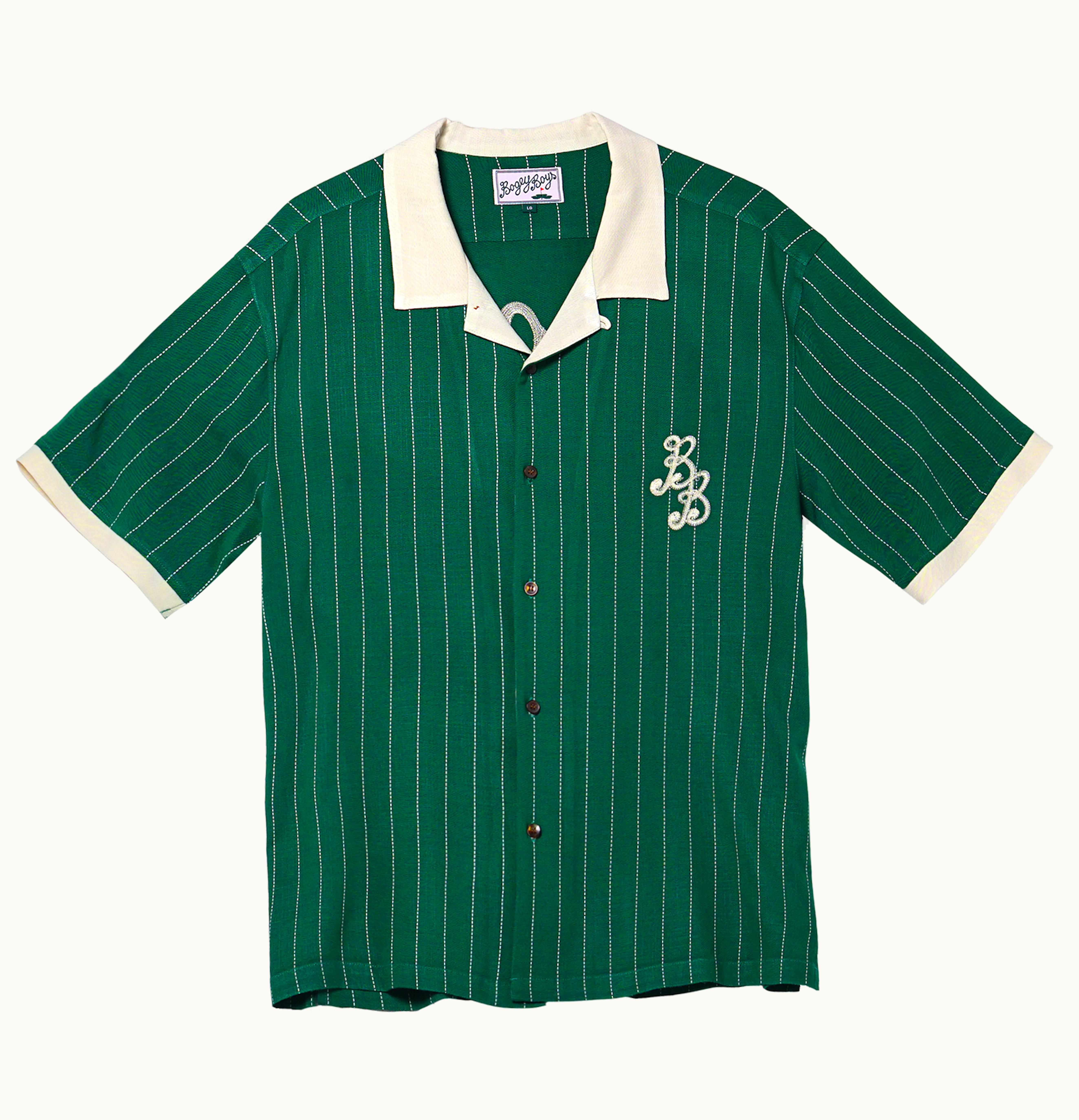 Bogey Boys Bogey Boys The Players Button Up Shirt Green