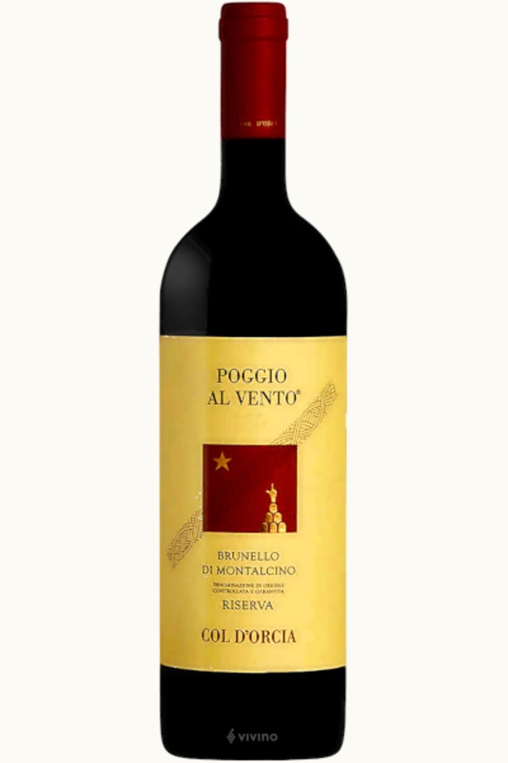 Tenute Col d'Orcia Tenute Col d'Orcia Poggio Vento Riserva DOCG Brunello di Montalcino Tuscany Italy, 2017