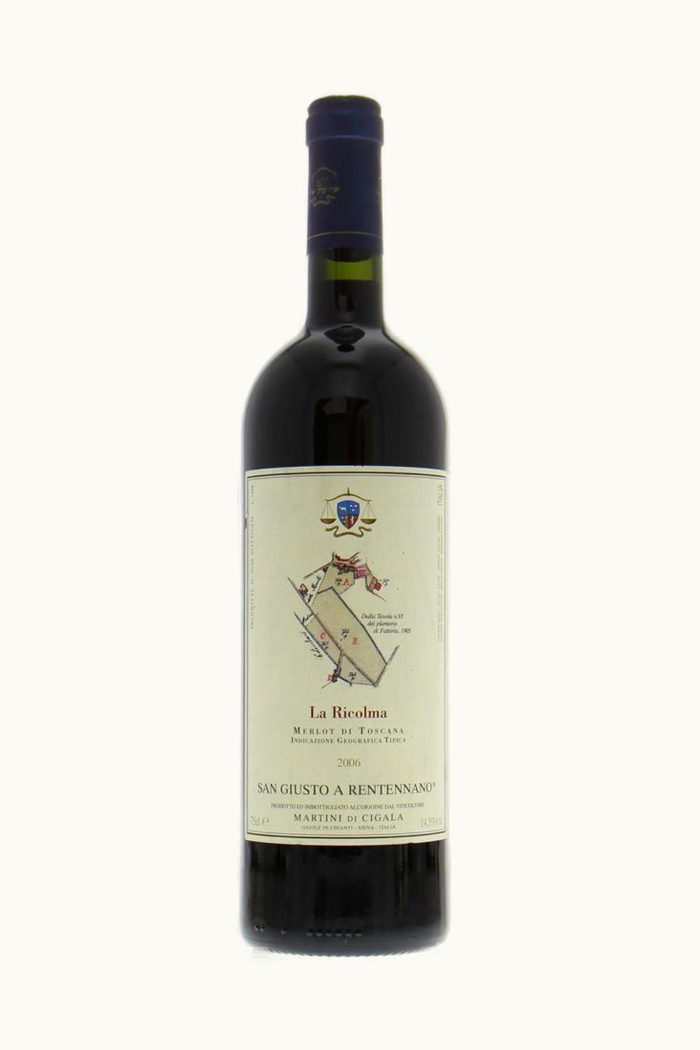 St. Giusto a Rentennano St. Giusto a Rentennano La Ricolma Merlot Tuscany IGP Italy, 2016