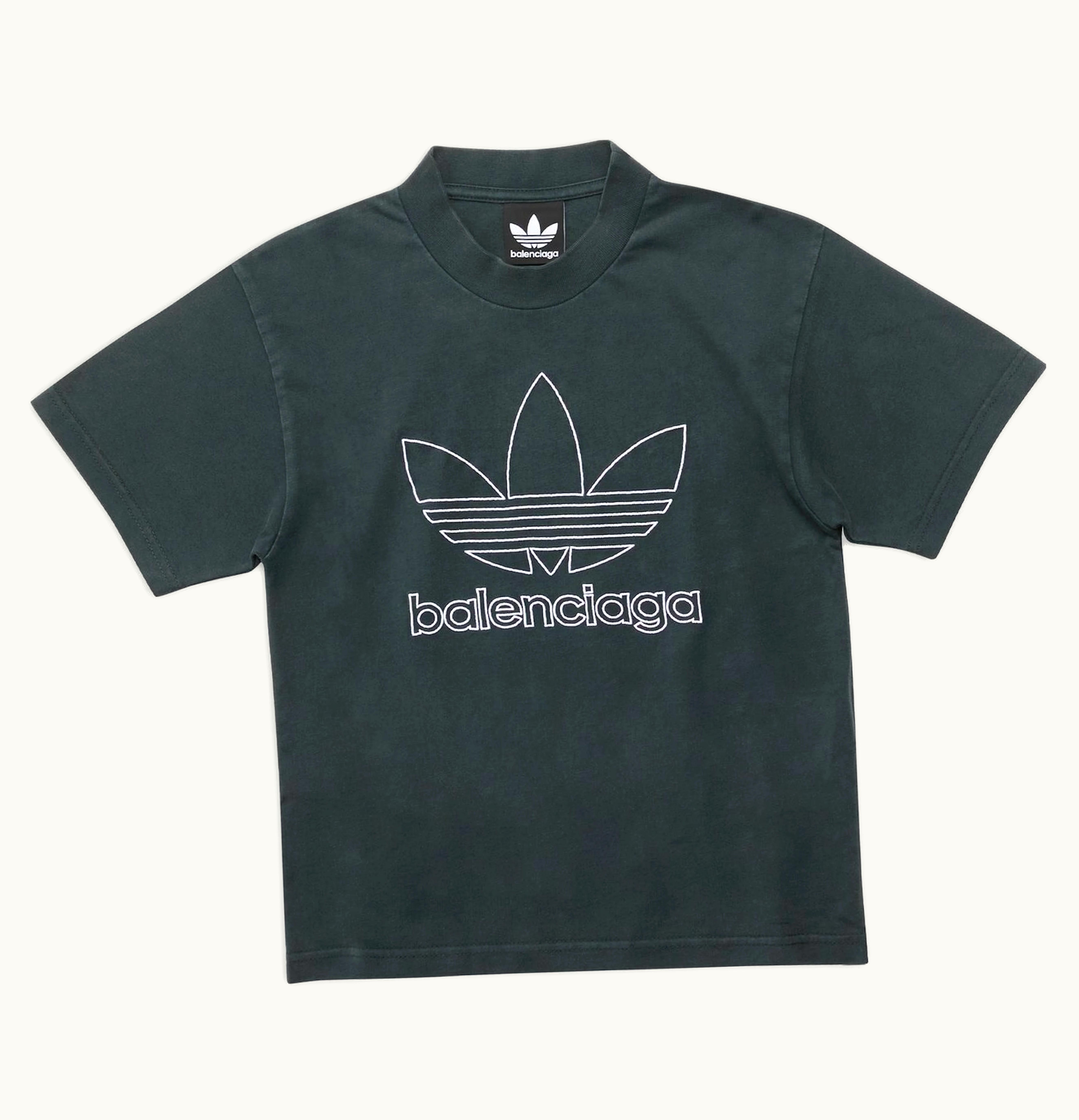 Balenciaga Balenciaga x adidas Kids T Shirt Green