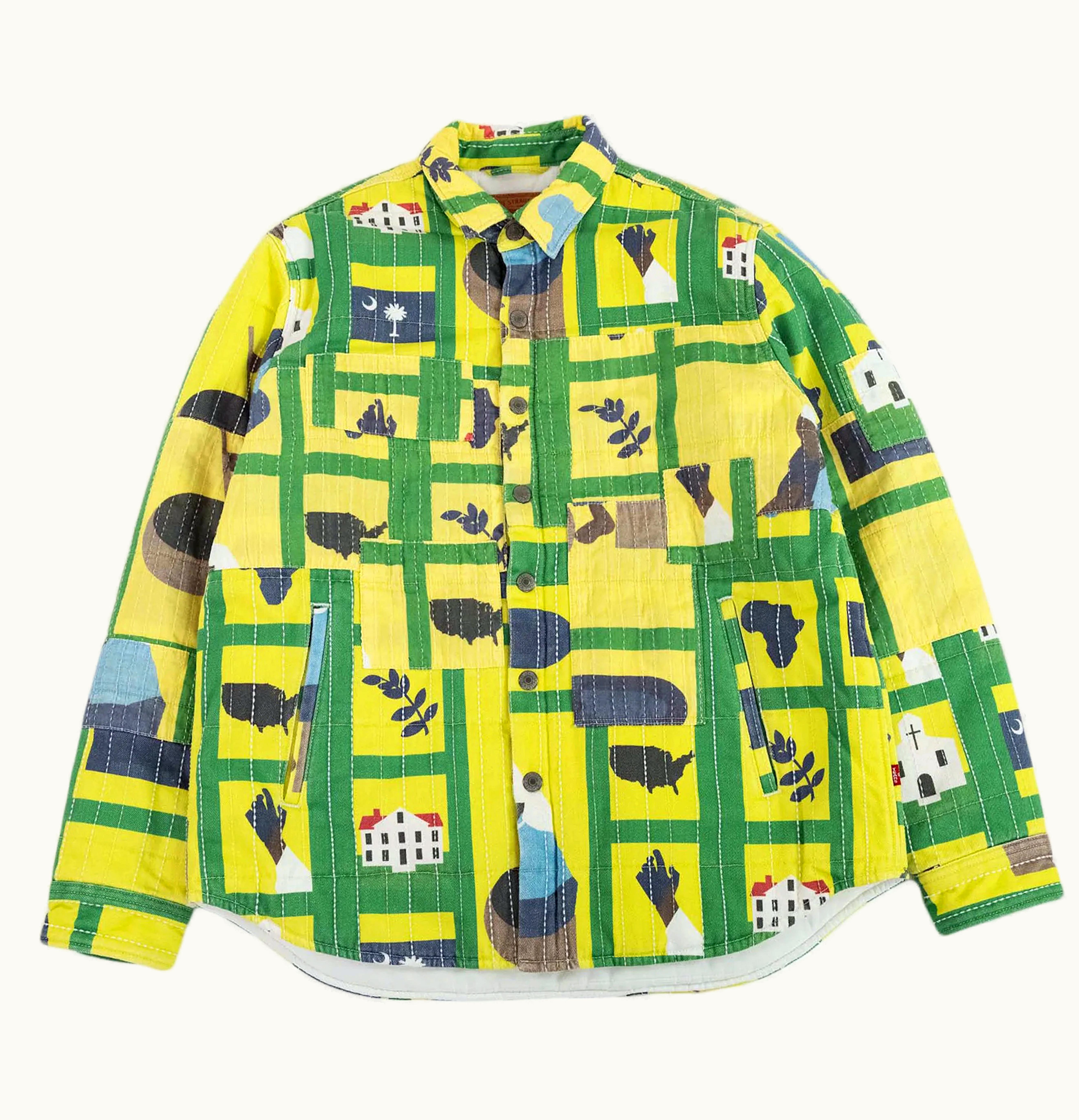 Denim Tears Denim Tears x Levis Shirt Jacket Gullah Green