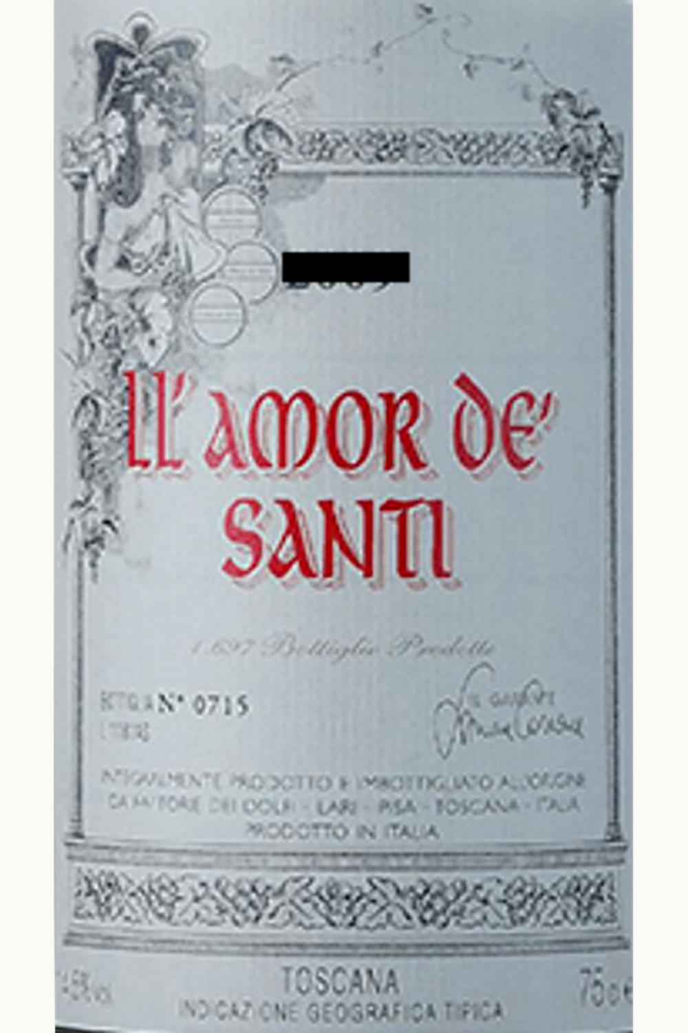 Fattoria dei Dolfi Amor de Santi Tuscany IGP, 2013