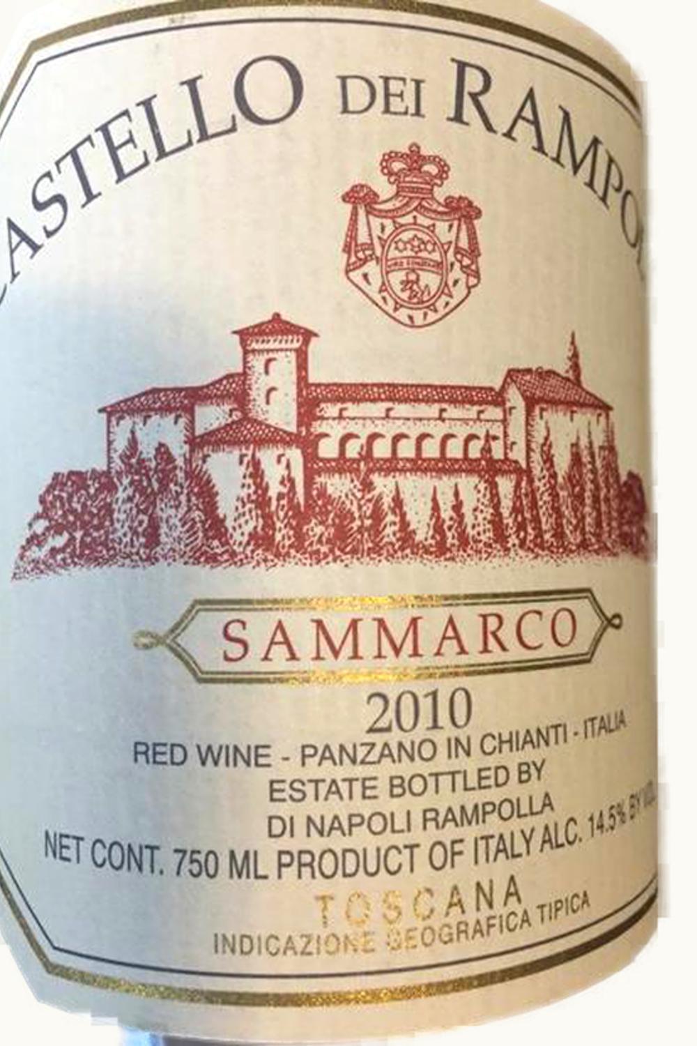 Castello dei Rampolla Castello dei Rampolla Sammarco Tuscany IGP, 2010