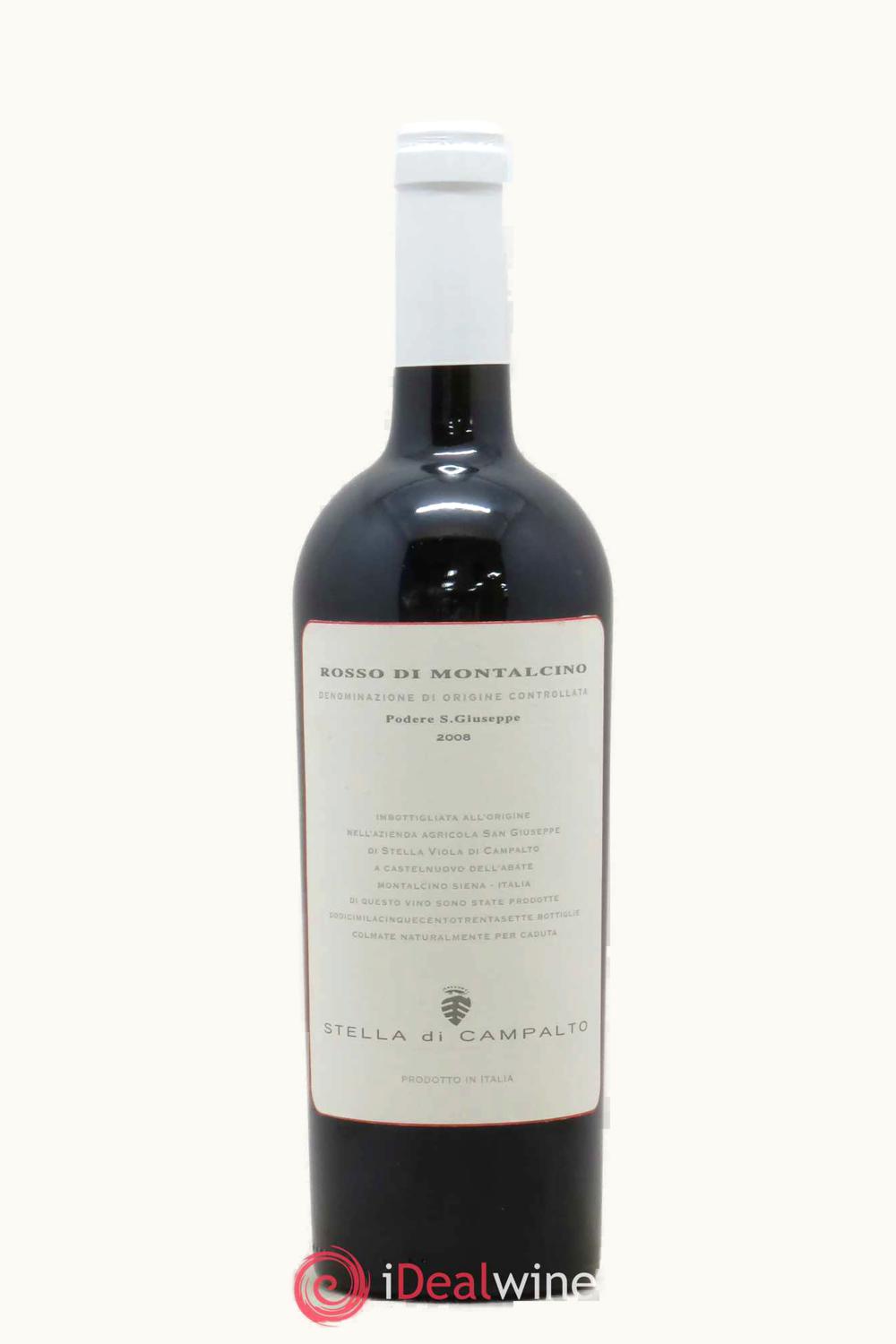 Stella di Campalto Podere St. Giuseppe Rosso Montalcino Tuscany, 2008