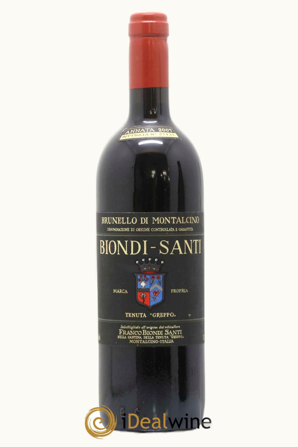 Biondi Santi Biondi Santi Tenute Greppo Riserva Brunello di Montalcino DOCG, 2007
