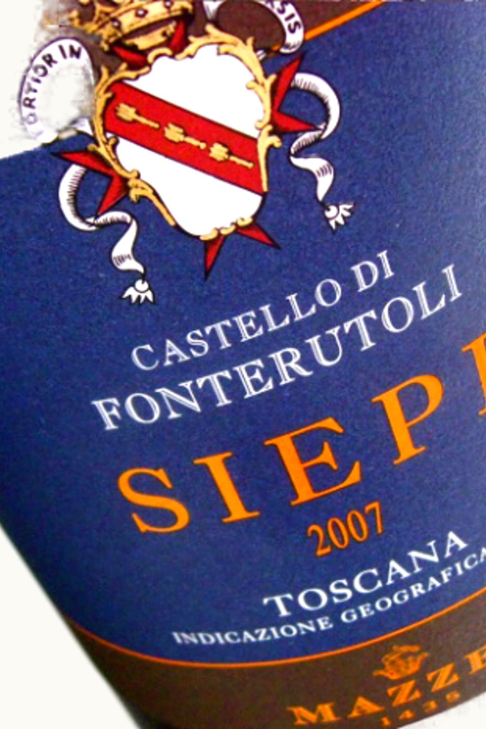Mazzei Castello di Fonterutoli Mazzei Castello di Fonterutoli Siepi Tuscany IGP, 2007