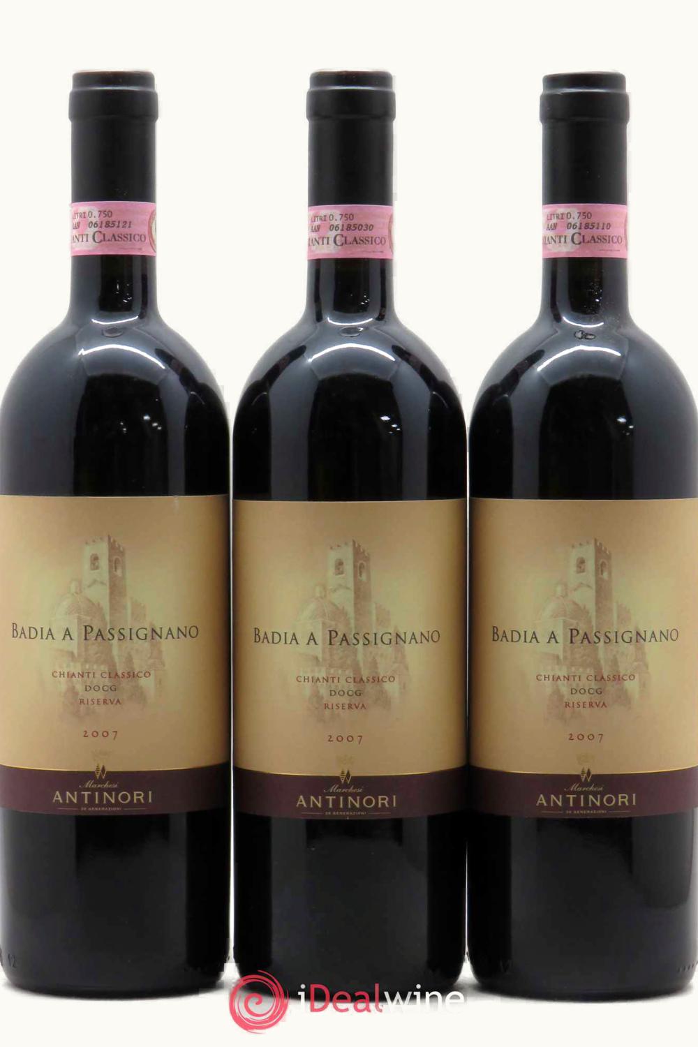 Marchesi Antinori Marchesi Antinori Badia a Passignano Gran Selezione Chianti Classico DOCG, 2007