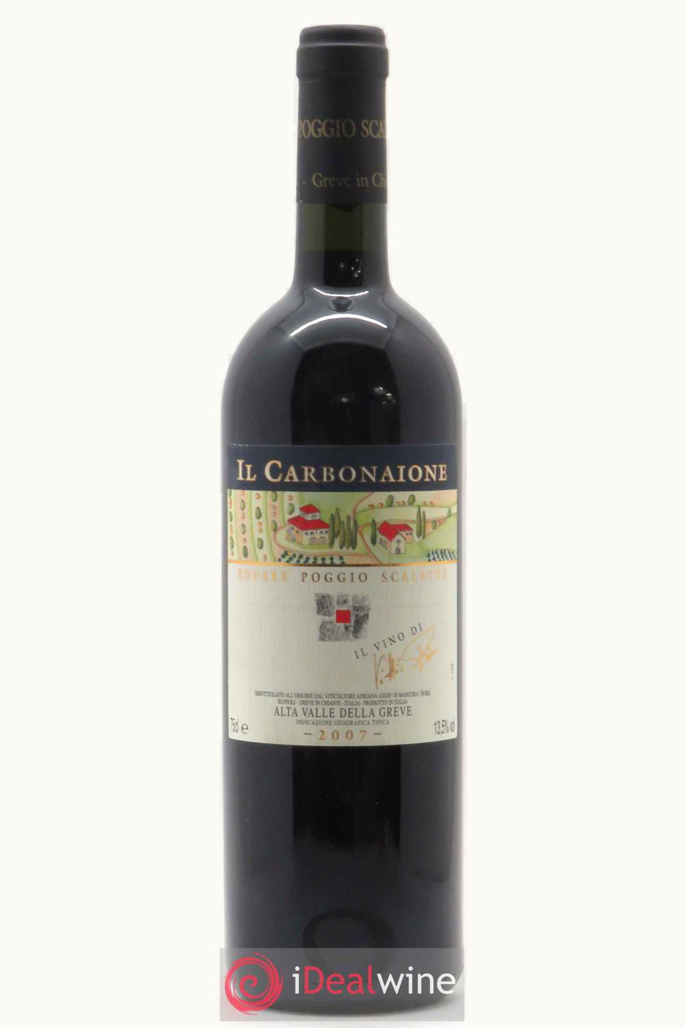 Podere Poggio Scalette Carbonaione Alta Valle della Greve IGP Tuscany, 2007