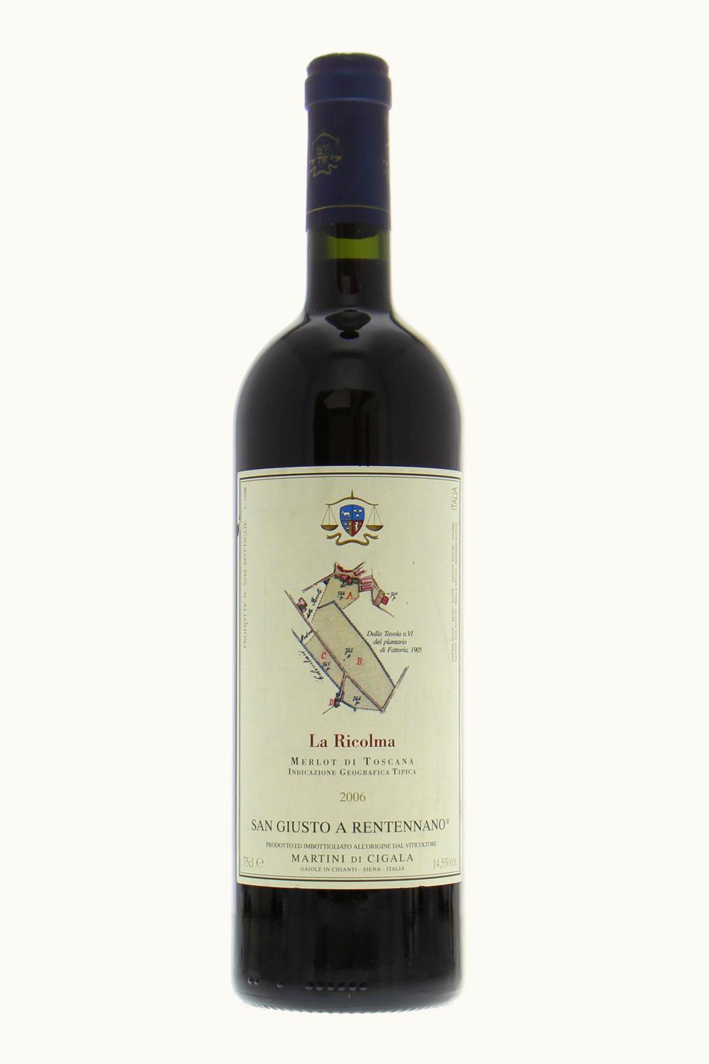 St. Giusto a Rentennano St. Giusto a Rentennano La Ricolma Merlot Tuscany IGP, 2006