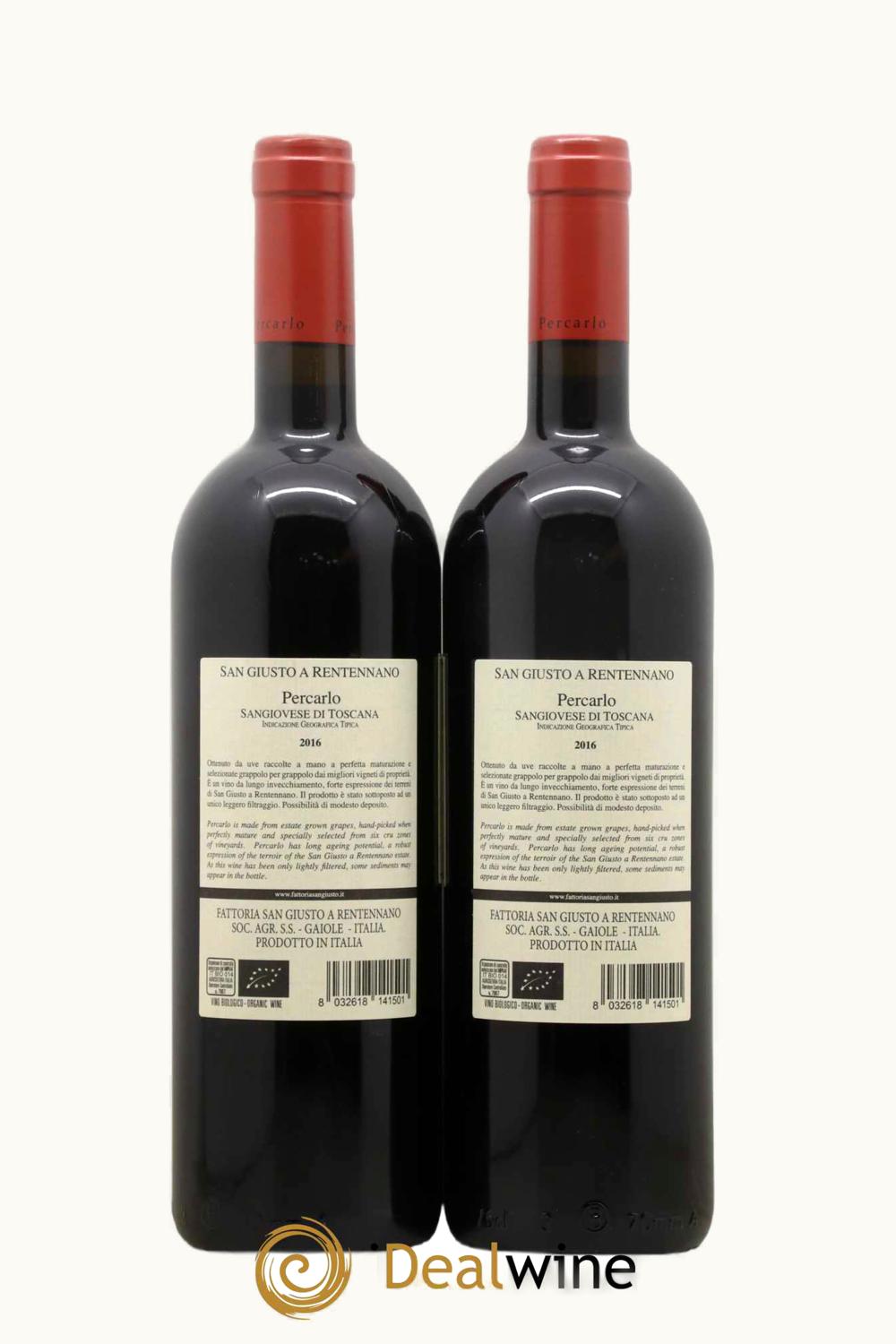 St. Giusto a Rentennano St. Giusto a Rentennano Percarlo Sangiovese Toscana IGP, 2003