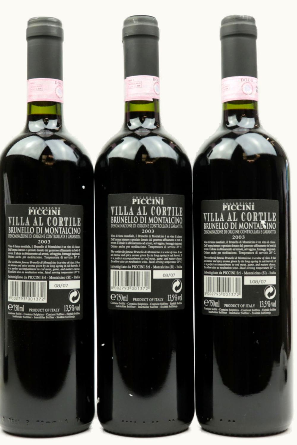 VIlla Cortile Villa Cortile DOCG Brunello di Montalcino, 2003