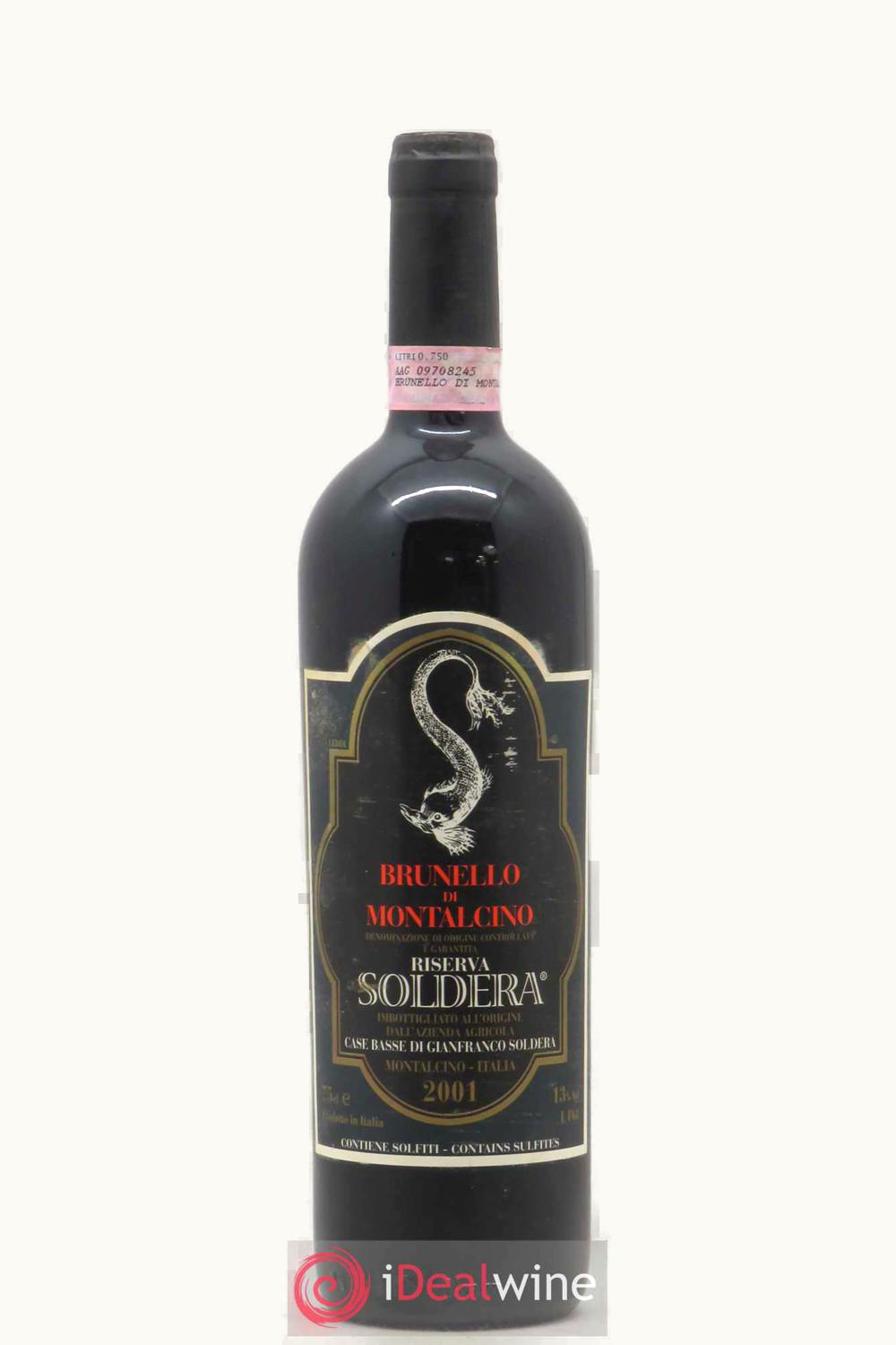 Basse di Gianfranco Soldera Basse di Gianfranco Soldera Brunello Montalcino RSRV DOCG, 2001