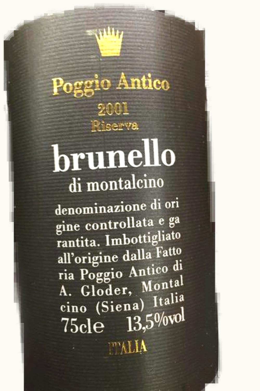 Poggio Antico Poggio Antico RSRV DOCG Brunello di Montalcino, 2001