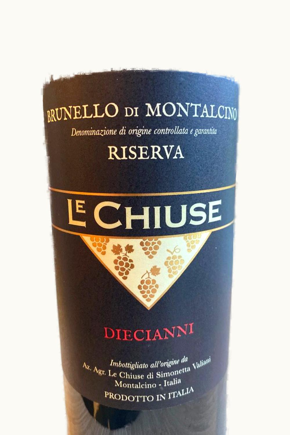 Le Chiuse Diecianni RSRV DOCG Brunello di Montalcino, 2001