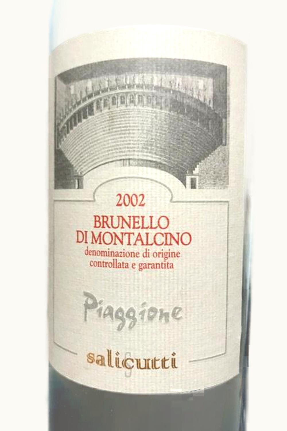 Podere Salicutti Piaggione DOCG Brunello di Montalcino, 2001