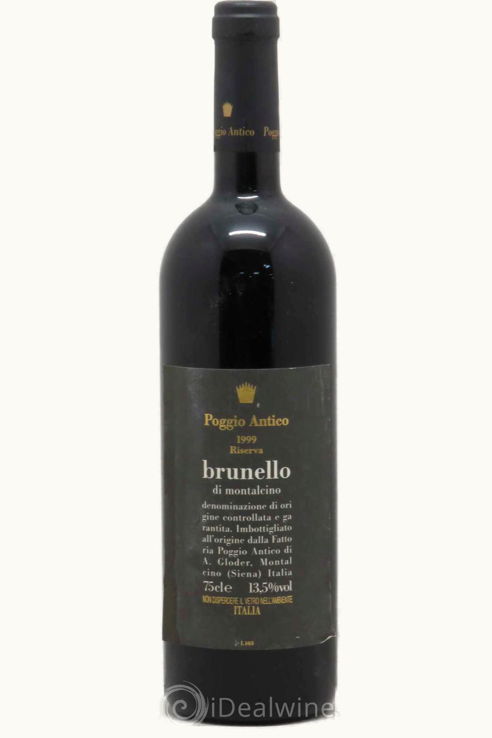 Poggio Antico RSRV DOCG Brunello di Montalcino, 1999