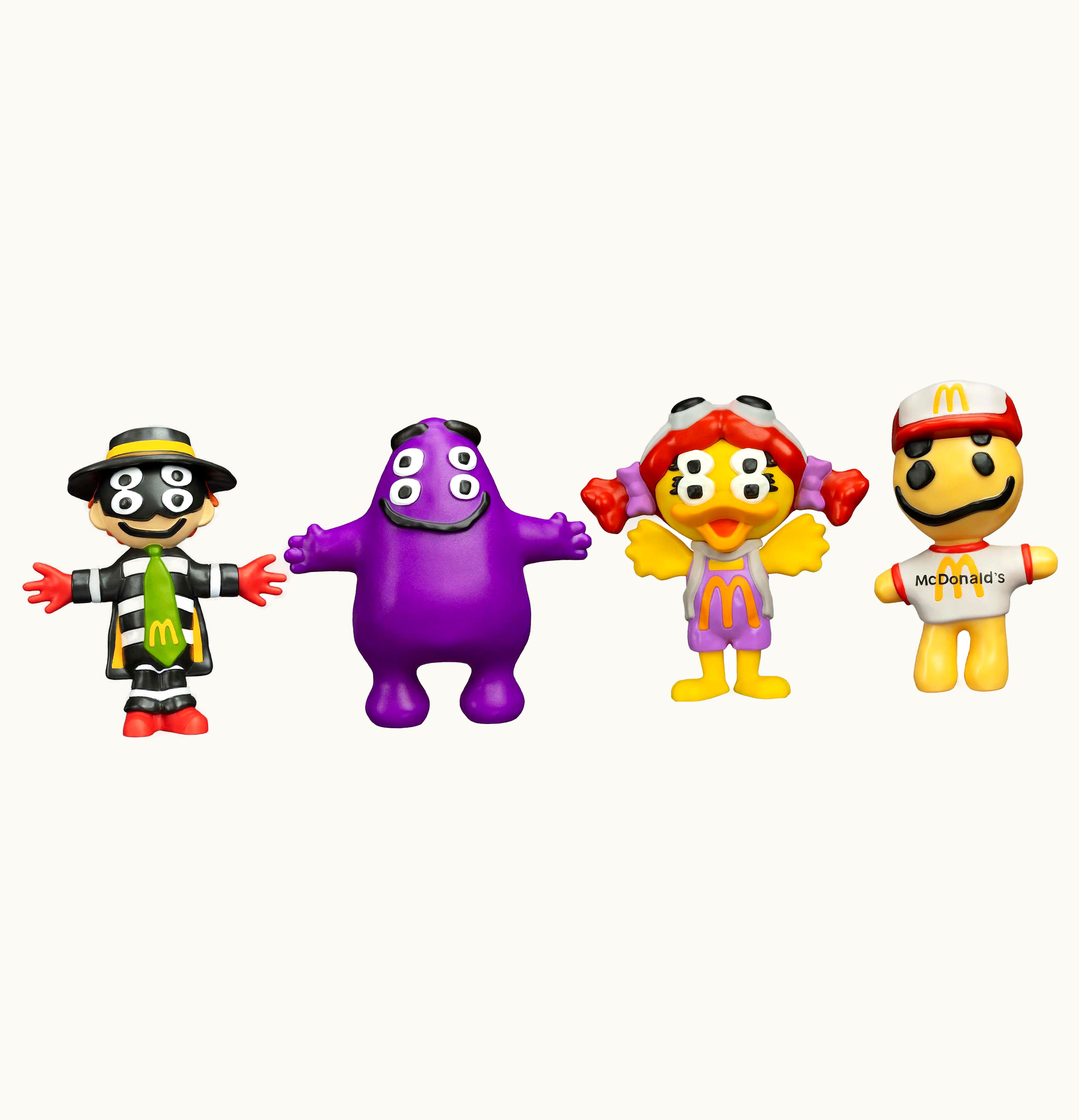 Cactus Plant Flea Market Cactus Plant Flea Market x McDonalds Hamburglar Grimace Birdle The Early Bird Cactus Buddy Set of 4 Figures