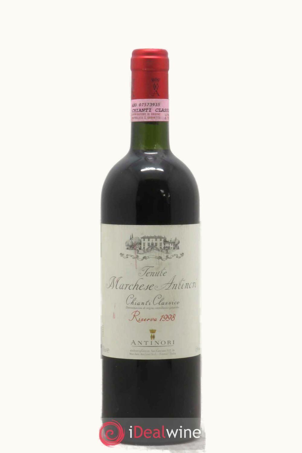 Marchesi Antinori Marchesi Antinori Villa Antinori Riserva Chianti Classico DOCG, 1998