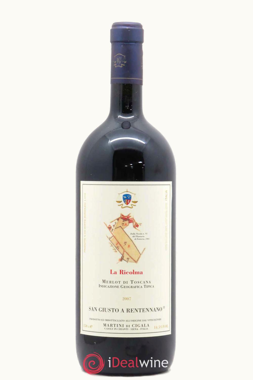 St. Giusto a Rentennano St. Giusto a Rentennano La Ricolma Merlot Toscana IGP, 1998