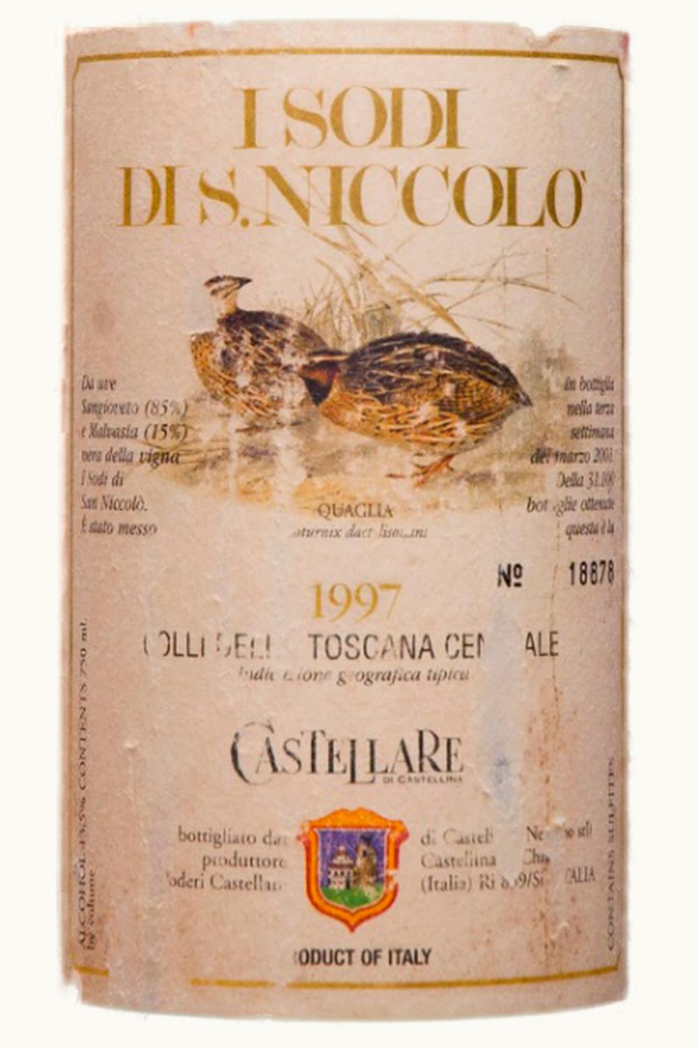 Castellar di Castelina I Sodi di San Niccolò Tuscany IGP, 1997