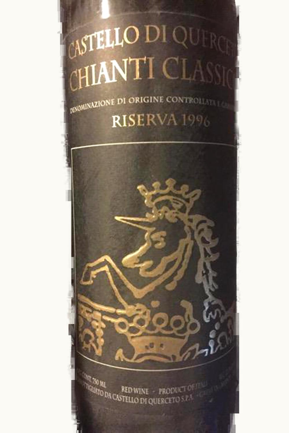 Castello Di Querceto Castello Di Querceto DOCG Chianti Cls Tuscany Italy, 1996