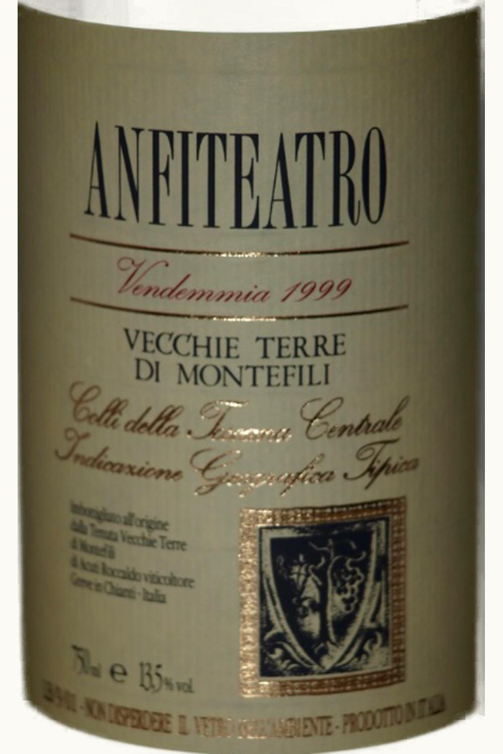 Vecchie Terre di Montefili Vecchie Terre di Montefili Anfiteatro Colli Della Tuscany Central IGP Italy, 1996