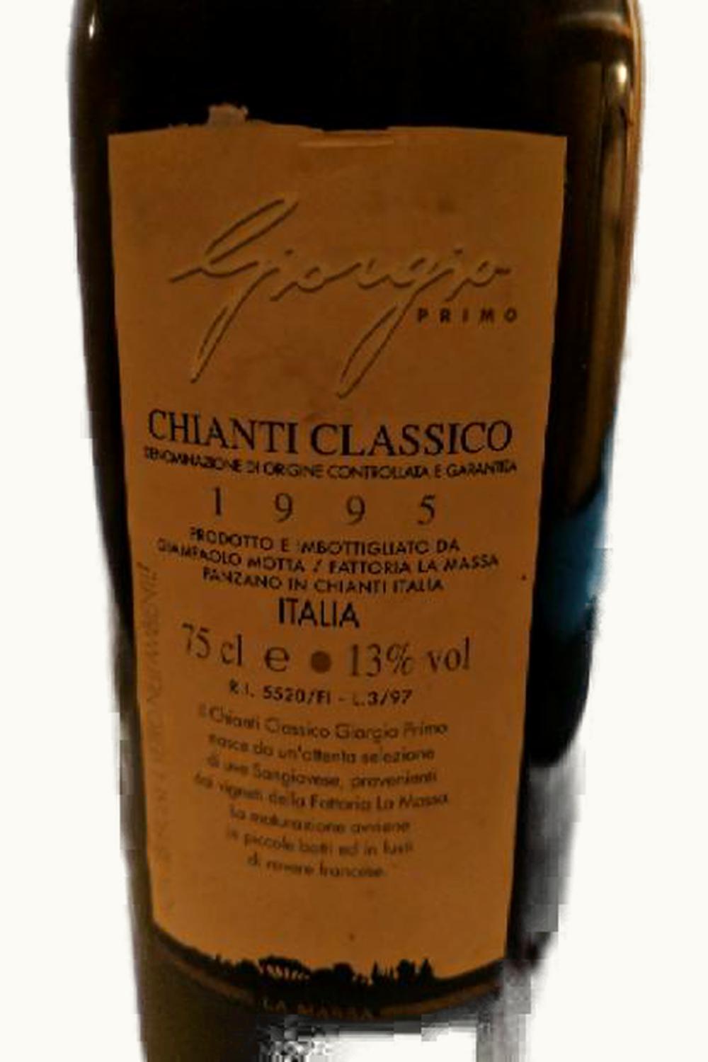 Fattoria La Massa Giorgio Primo, 1995