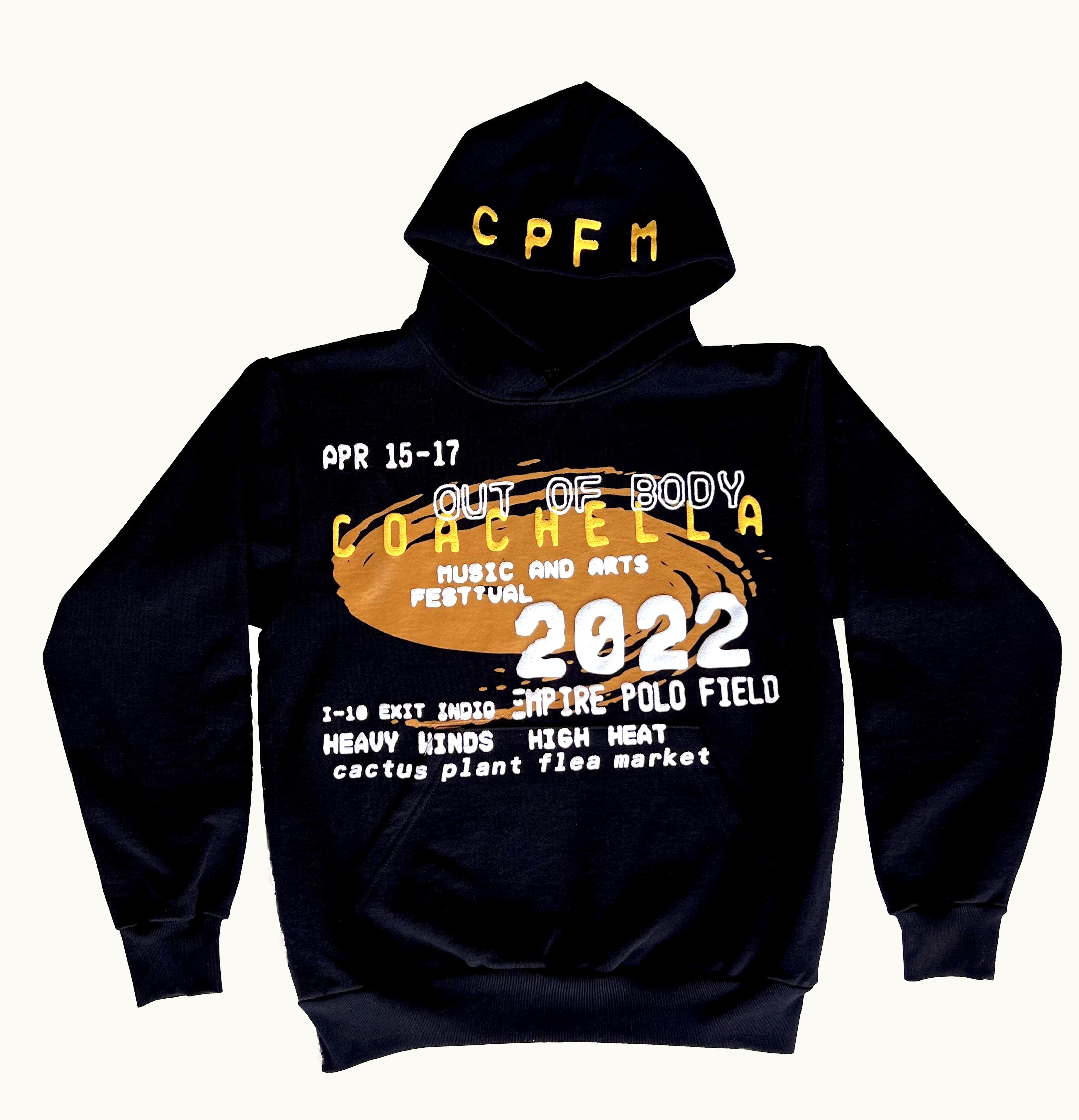 Cactus Plant Flea Market Cactus Plant Flea Market Coachella x CPFM Hoodie Black