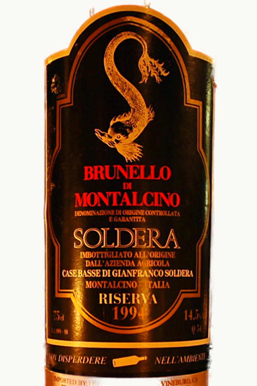 Basse di Gianfranco Soldera Brunello Montalcino DOCG, Tuscany IGP, Italy, 1994