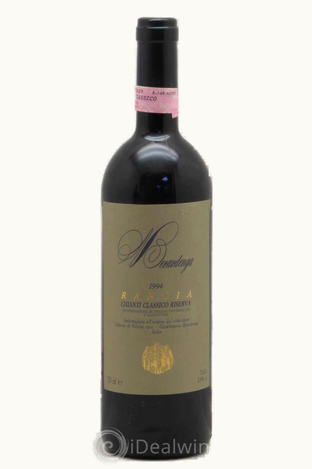 Felsina Berardenga Rancia Riserva DOCG Chianti Classico, 1994