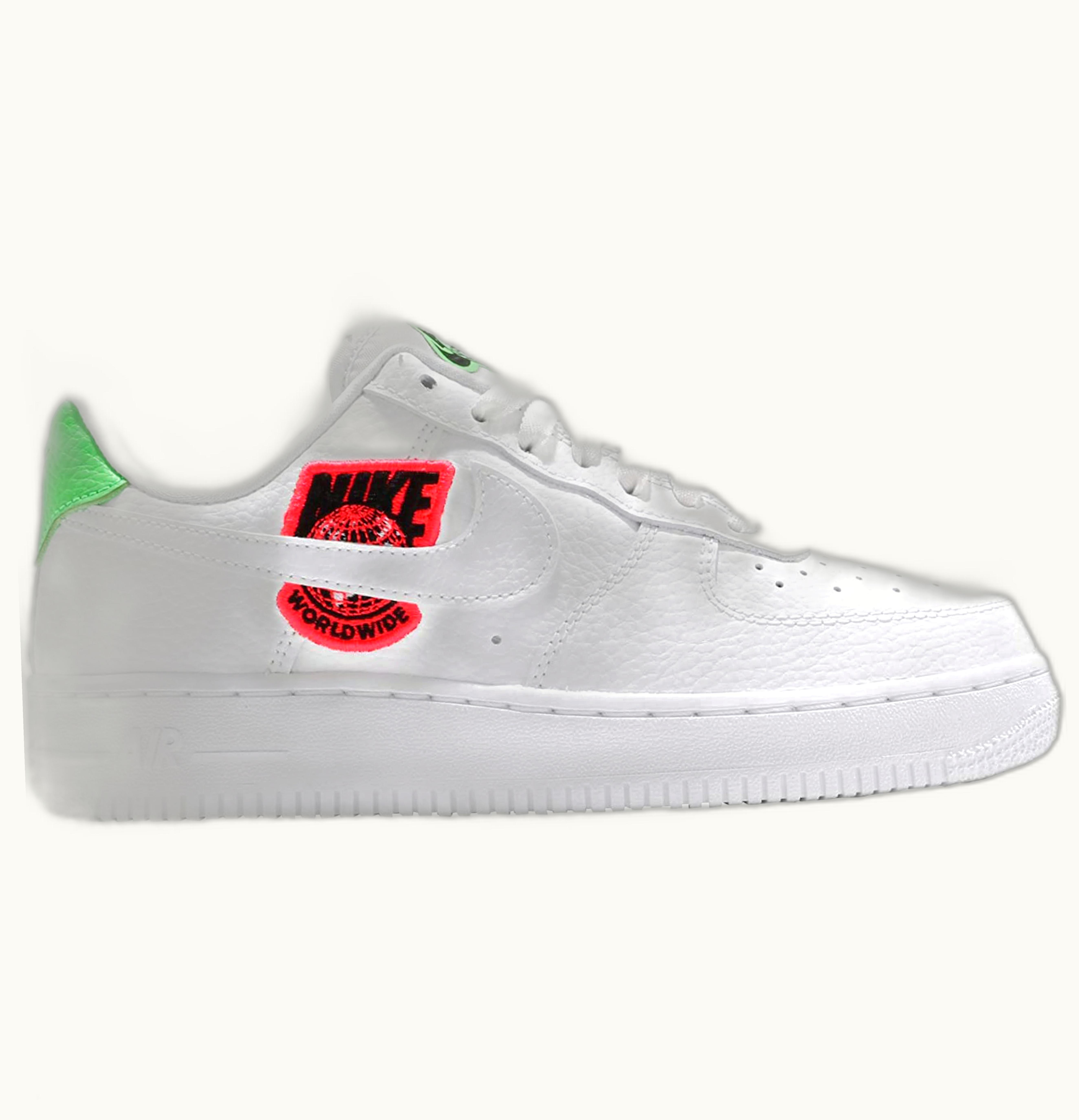 Nike Nike Air Force 1 07 World Wide Orange Logo W