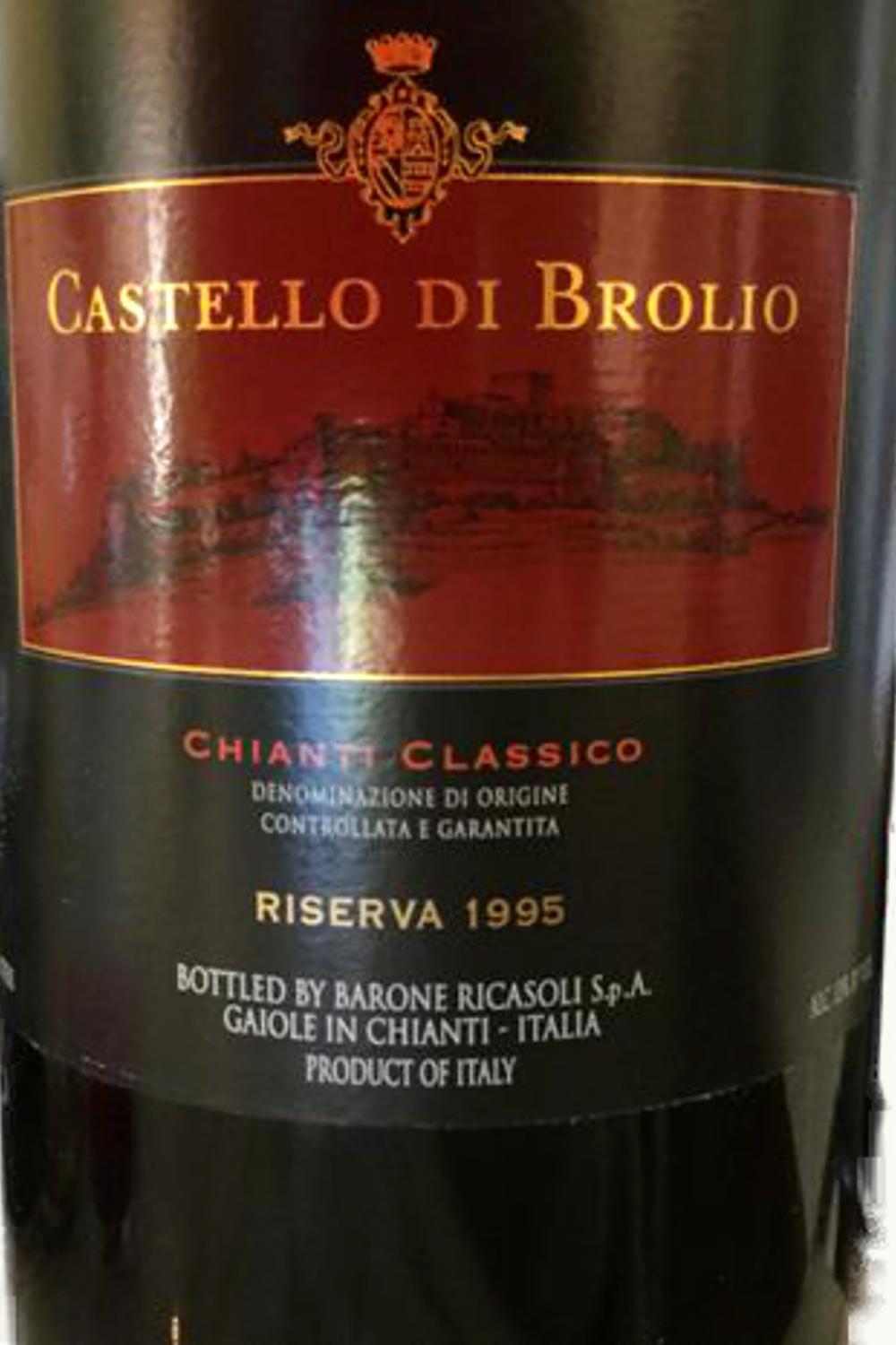 Barone Ricasoli Barone Ricasoli Castello di Brolio Casalferro Tuscany IGP, 1993