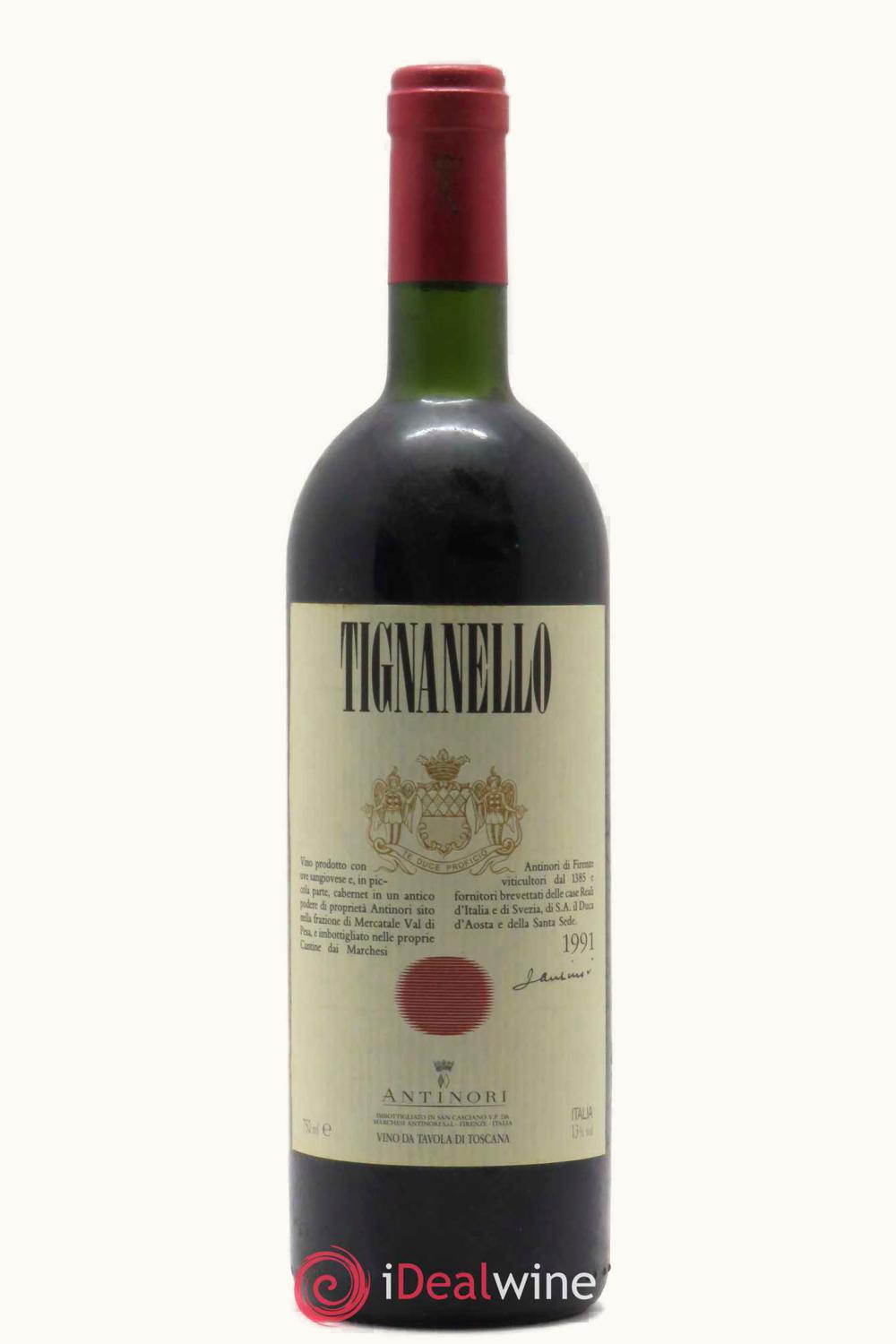 Marchesi Antinori Marchesi Antinori Tignanello, 1991