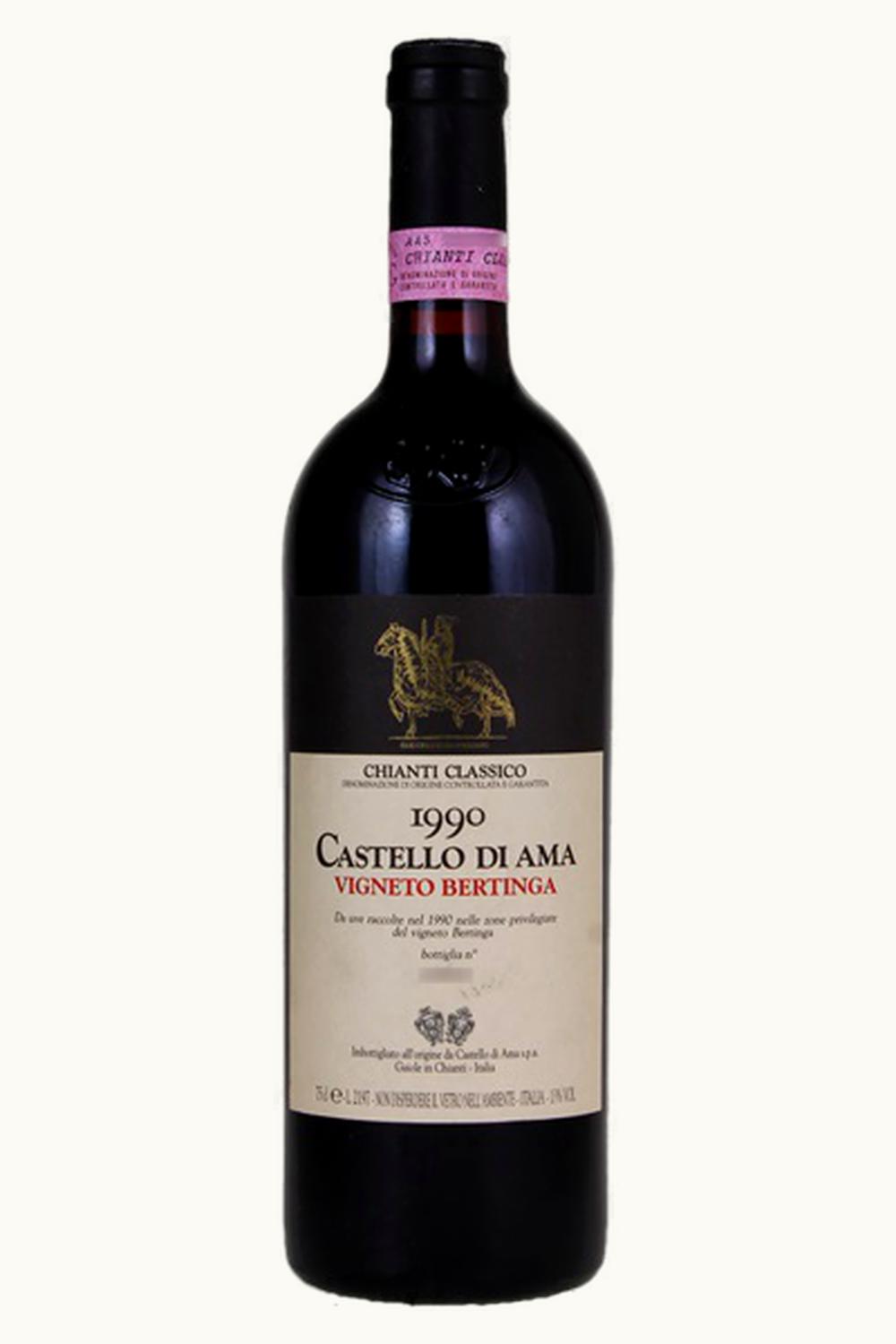 Castello di Ama Castello di Ama Vigneto Bertinga DOCG Chianti CLS, 1990