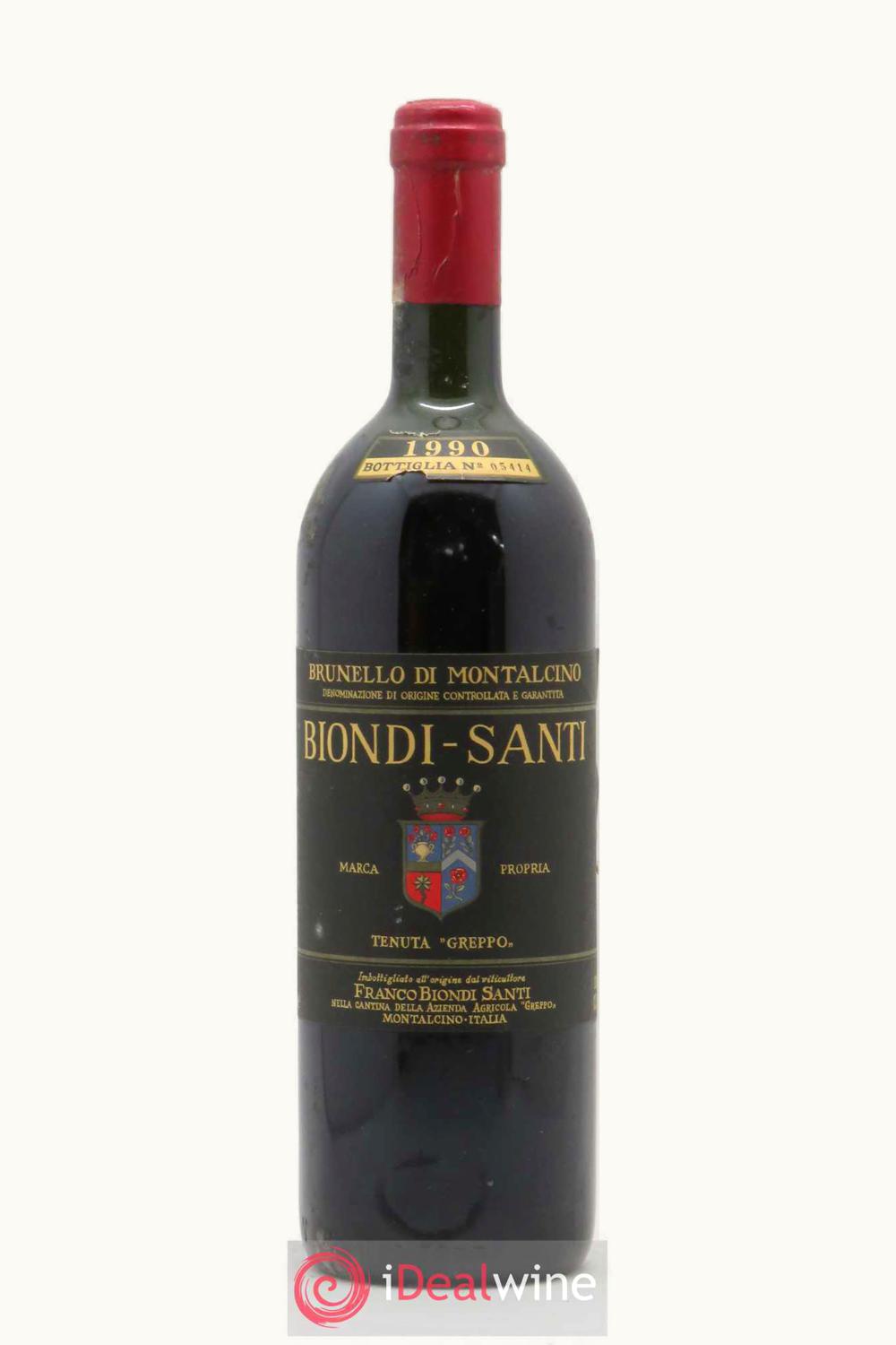 Biondi Santi Biondi Santi Greppo DOCG Brunello di Montalcino, 1990