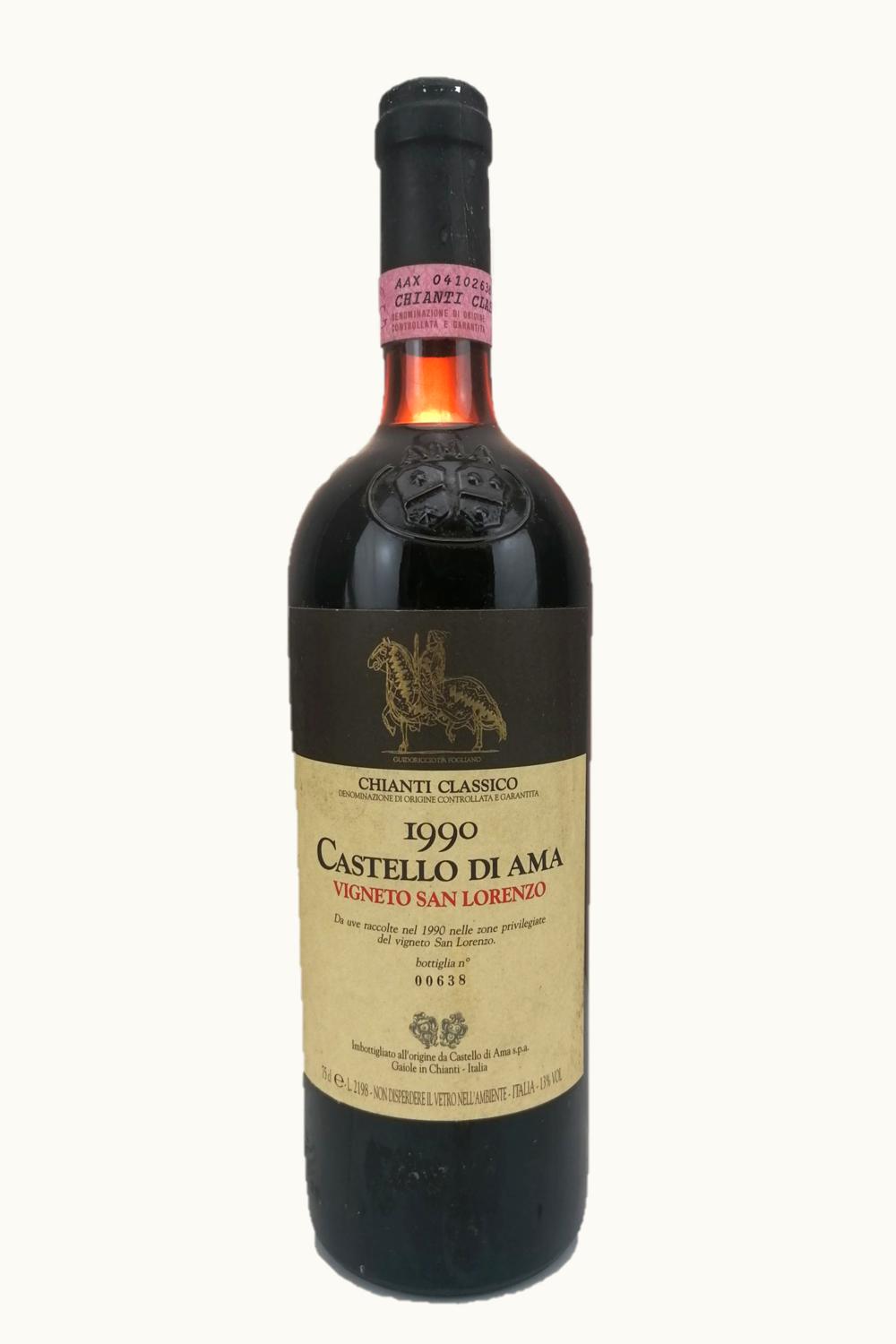 Castello di Ama Castello di Ama St. Lorenzo Grand Select DOCG Chianti Cls Tuscany, 1990