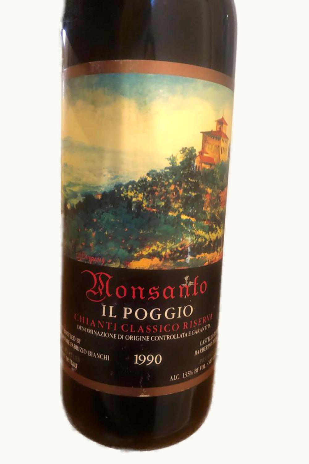 Castello di Monsanto RSRV DOCG Chianti Cls Tuscany Italy, 1990