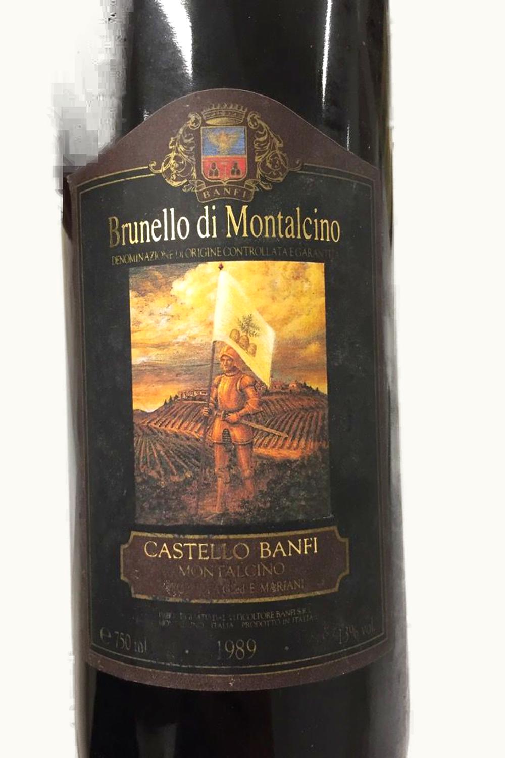 Castello Banfi Castello Banfi DOCG Brunello di Montalcino, 1989