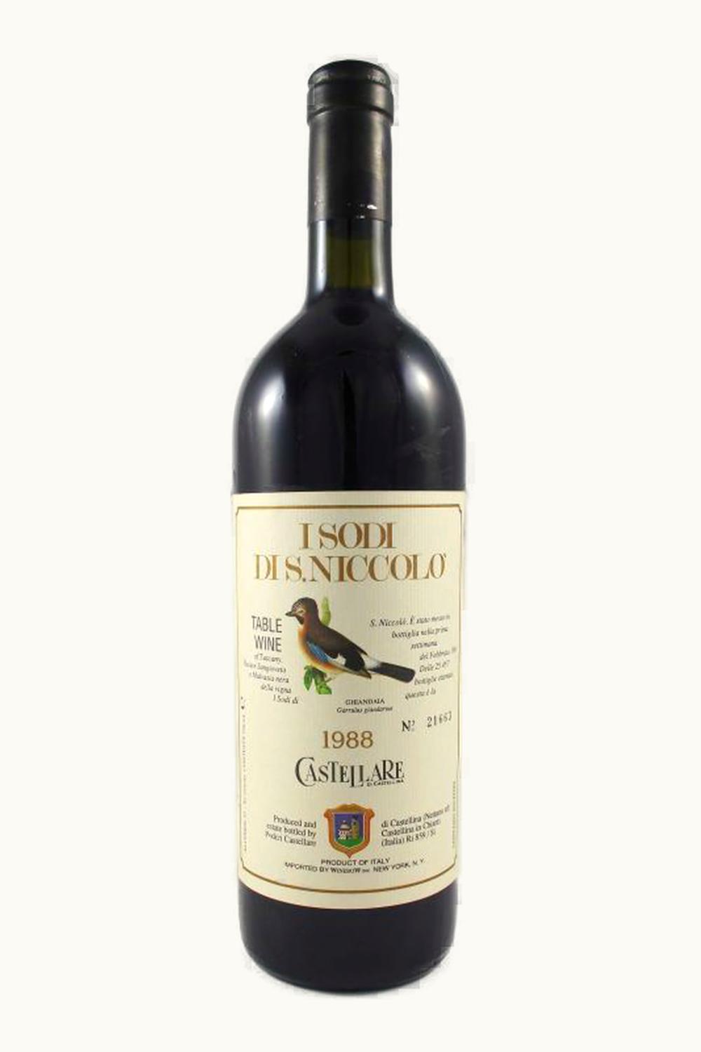 Castellar di Castelina I Sodi S. Nicolo Tuscany IGP, 1988