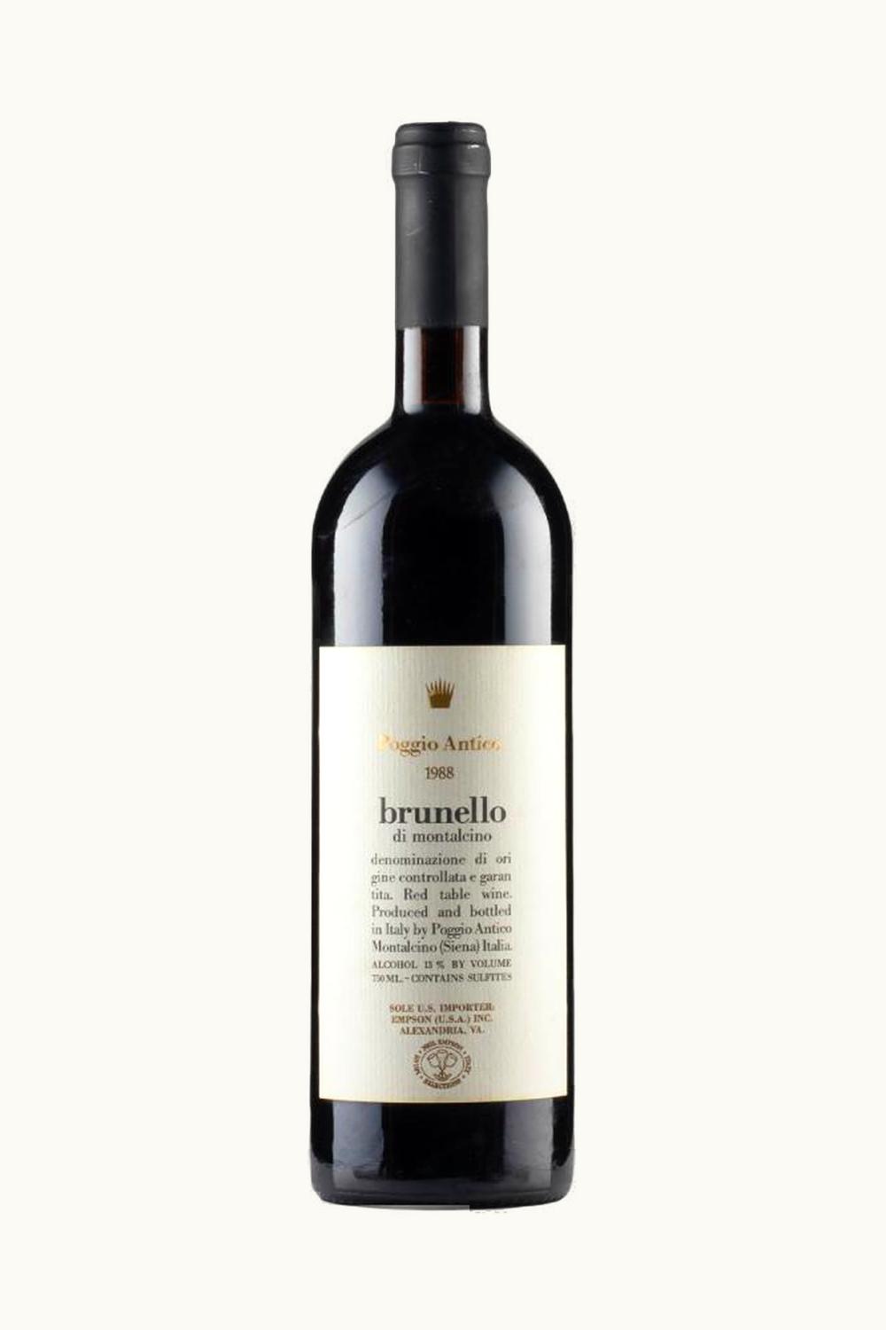Poggio Antico RSRV Brunello di Montalcino, 1988