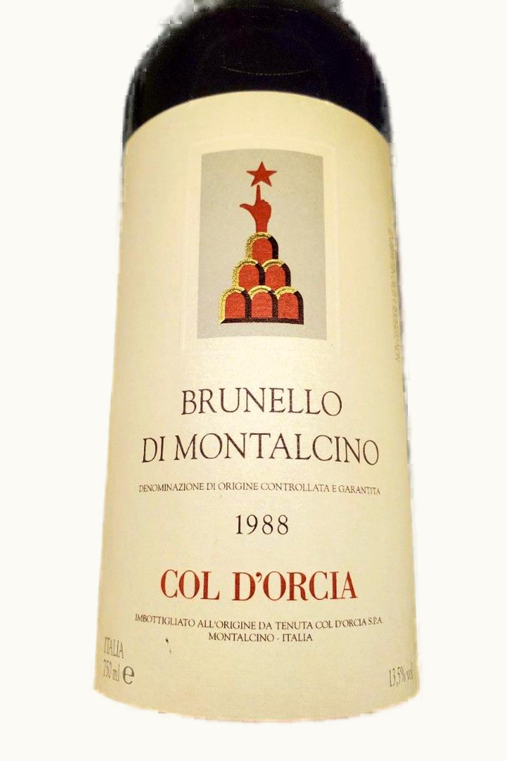 Tenute Col d'Orcia Tenute Col d'Orcia Brunello di Montalcino, 1988