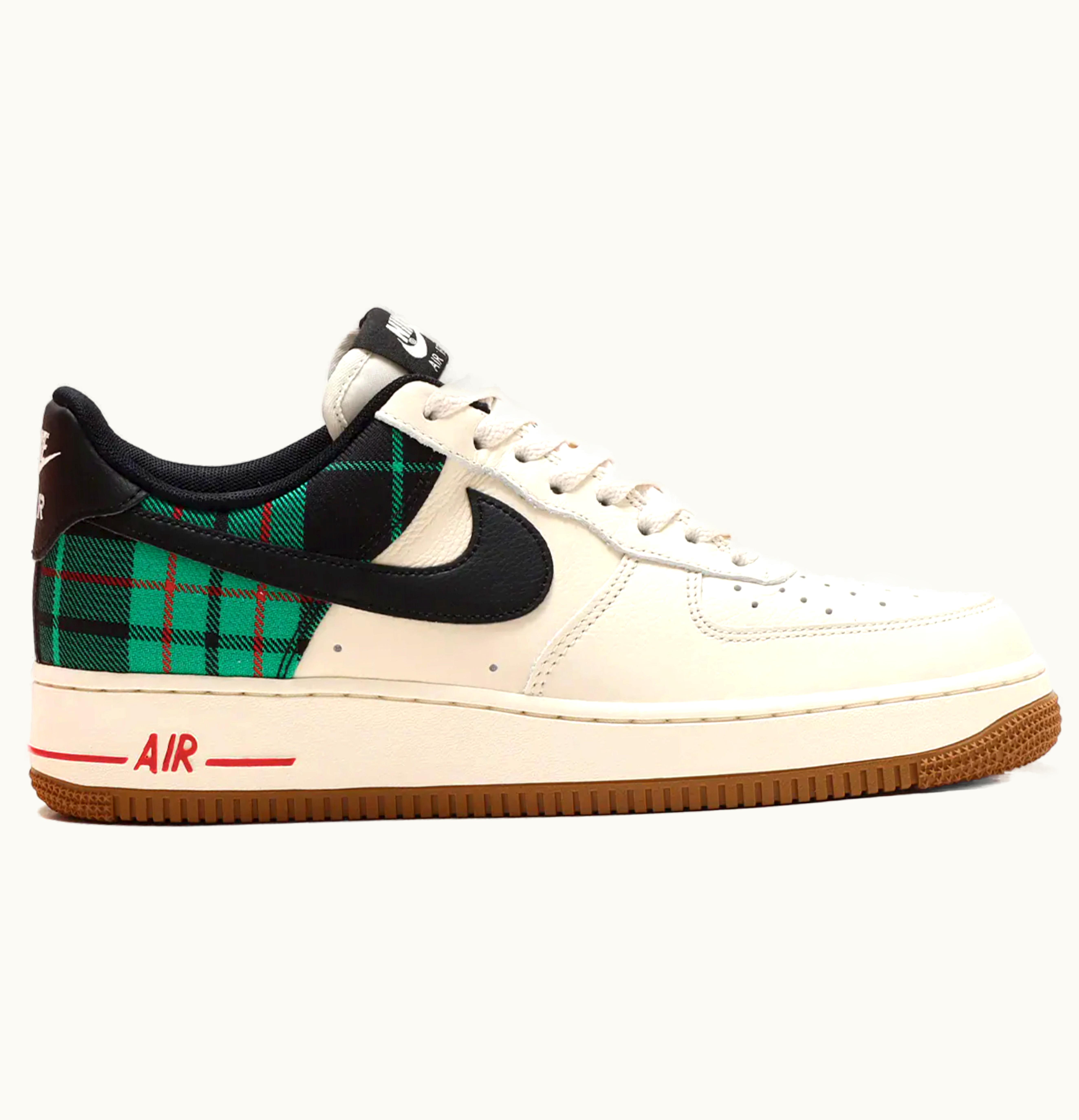 Nike Nike Air Force 1 Low 07 LX Plaid Pale Ivory Stadium Green